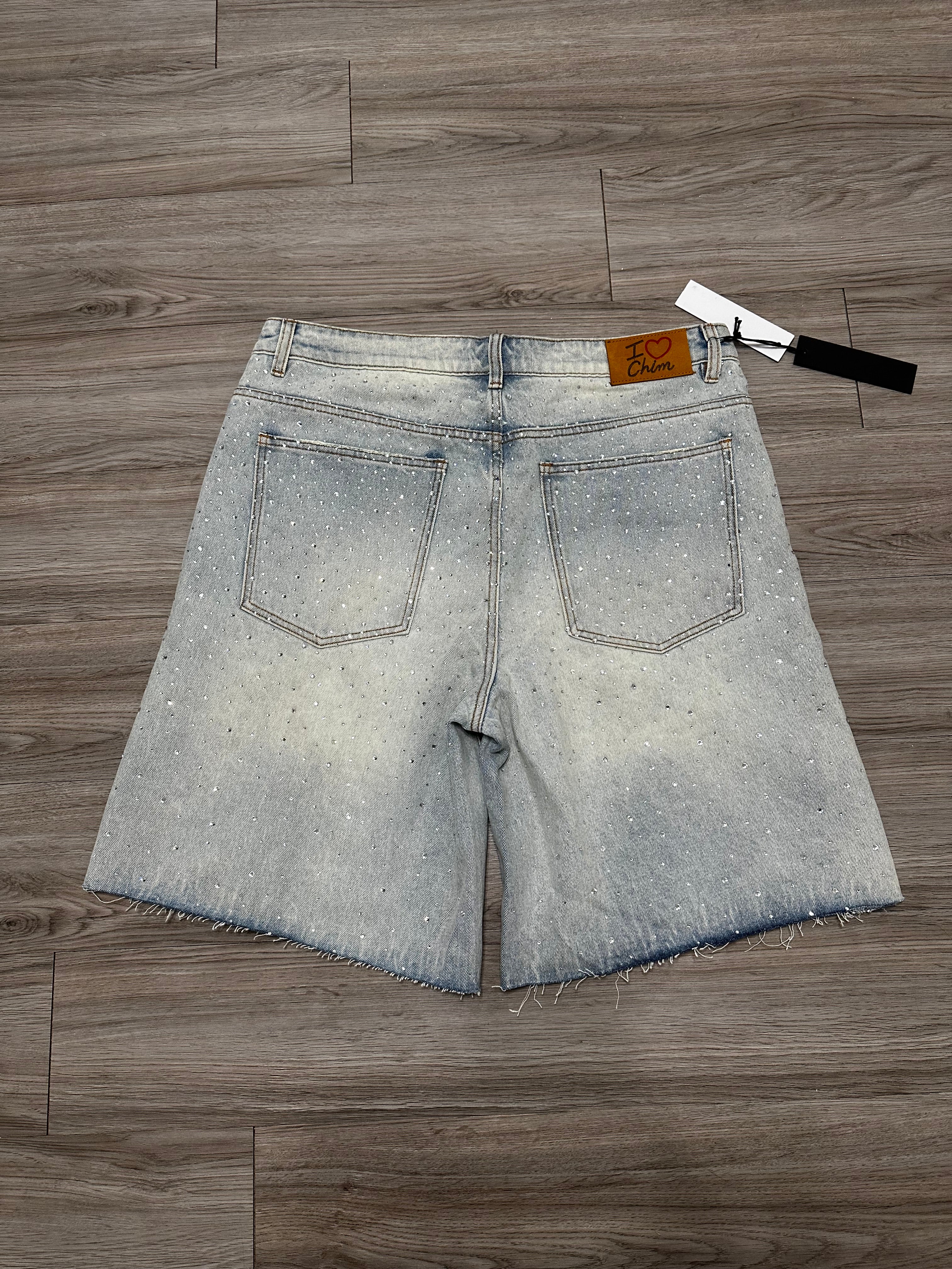 Size XL - HMDD Rhinestone shorts