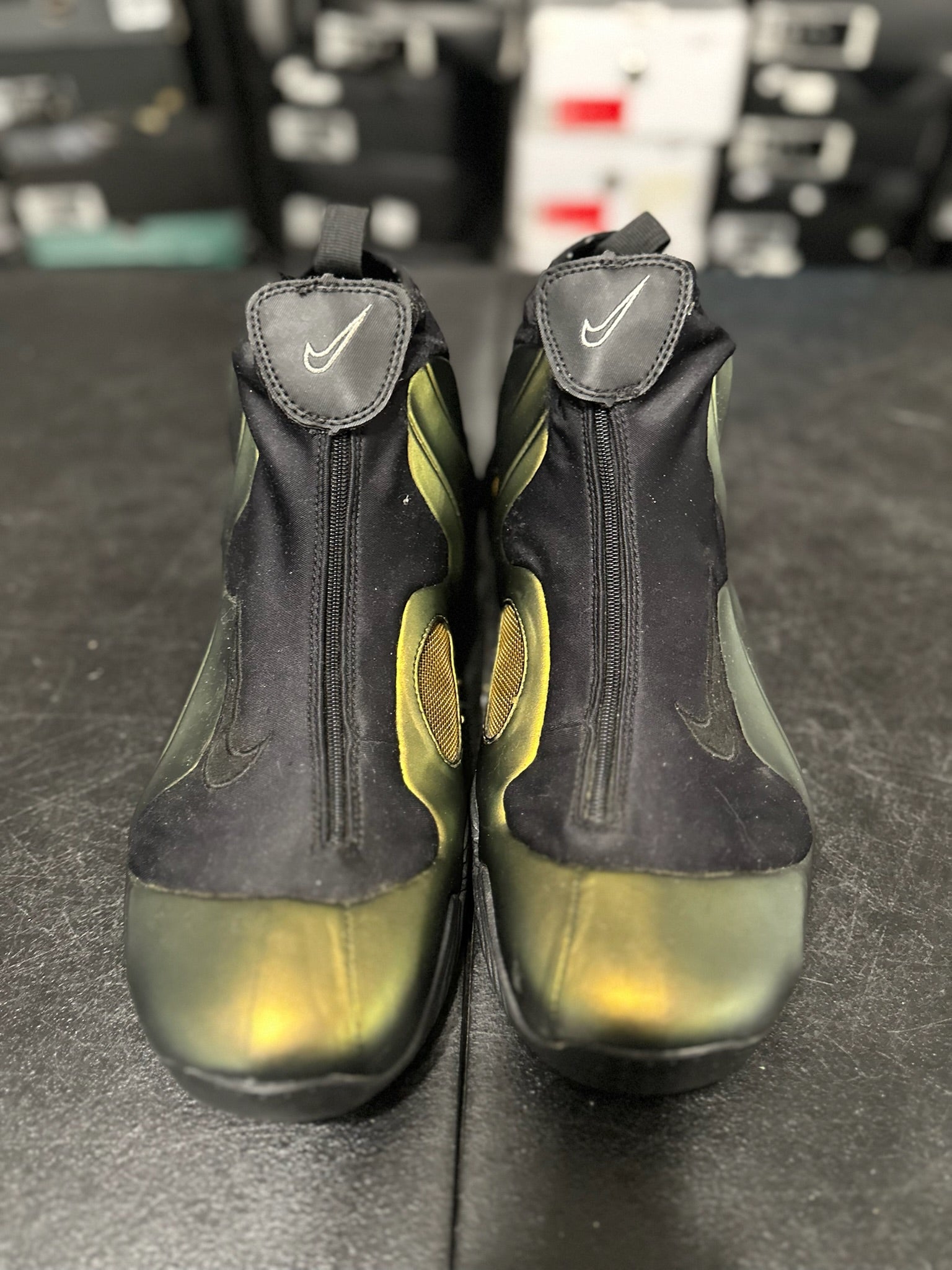 Size 13 - Flightposite Metallic Gold