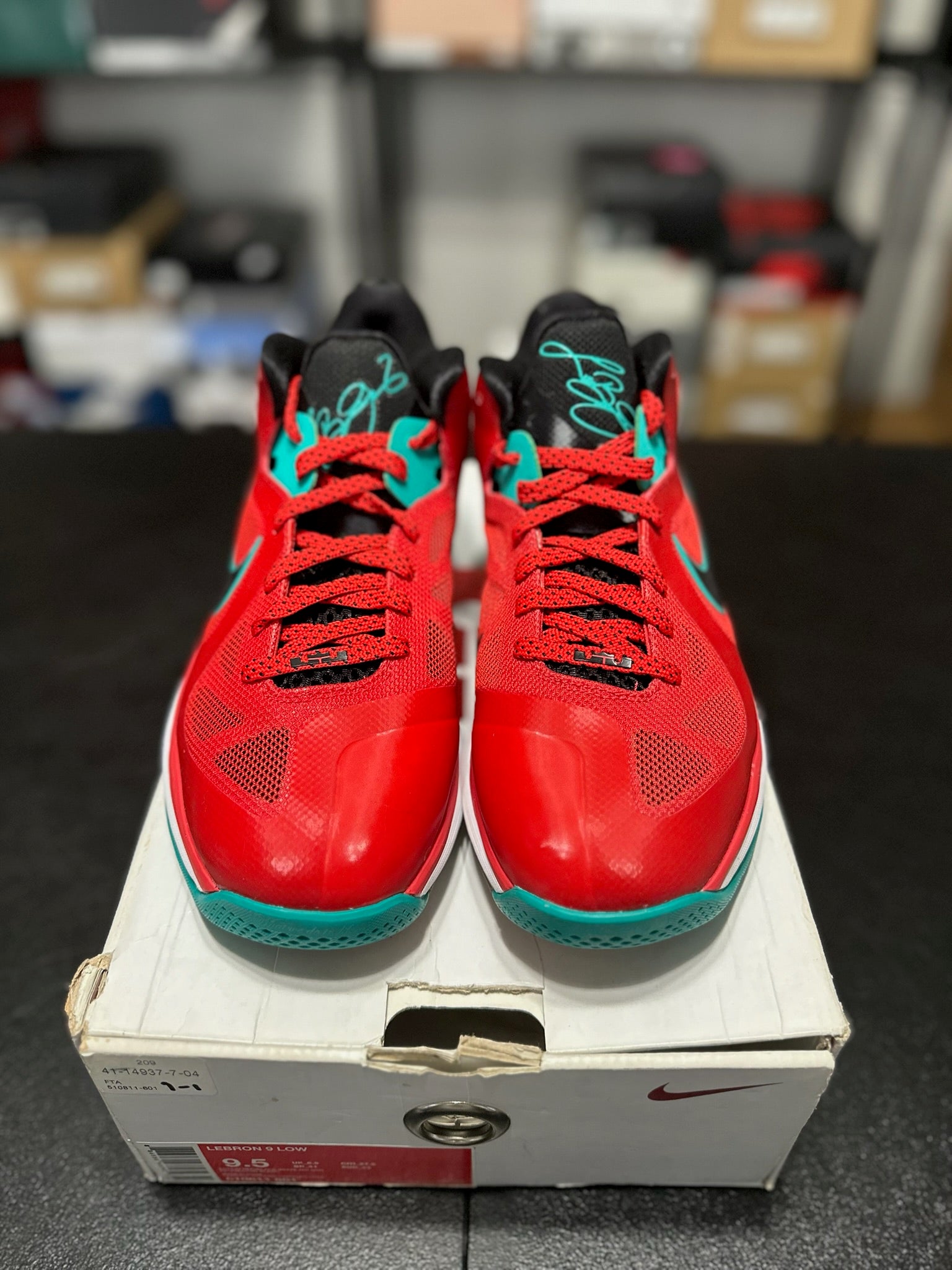 Size 9.5 - LeBron 9 Liverpool DS