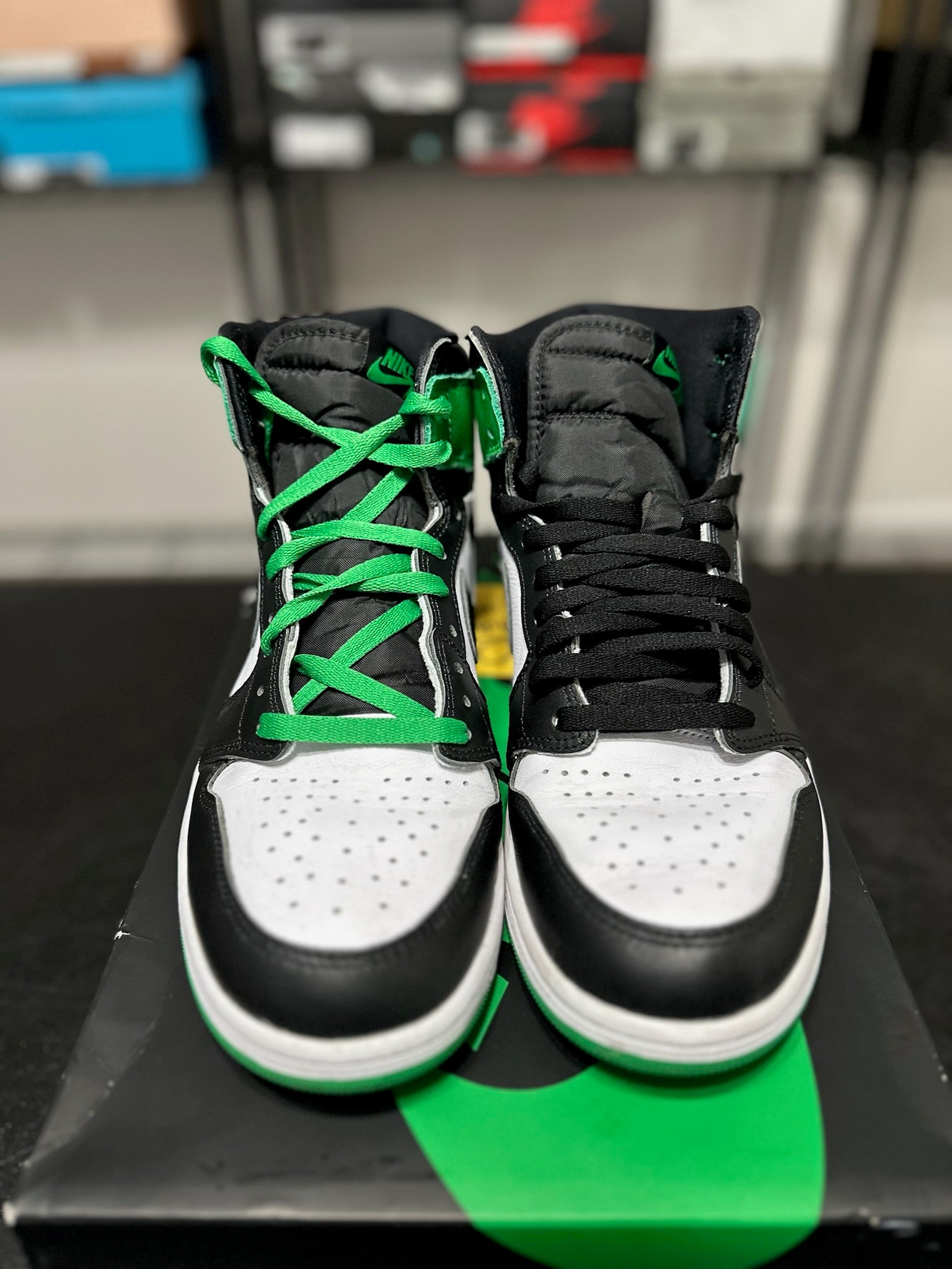 Size 11 - J1 High Lucky Green