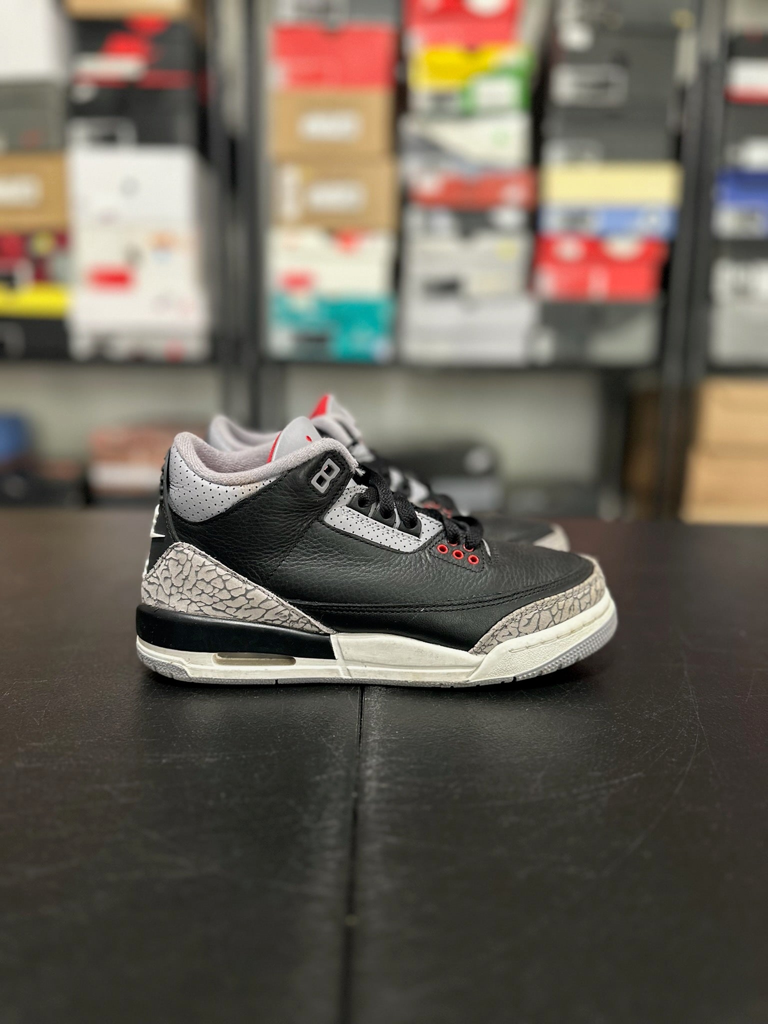 Size 5Y - J3 Black Cement
