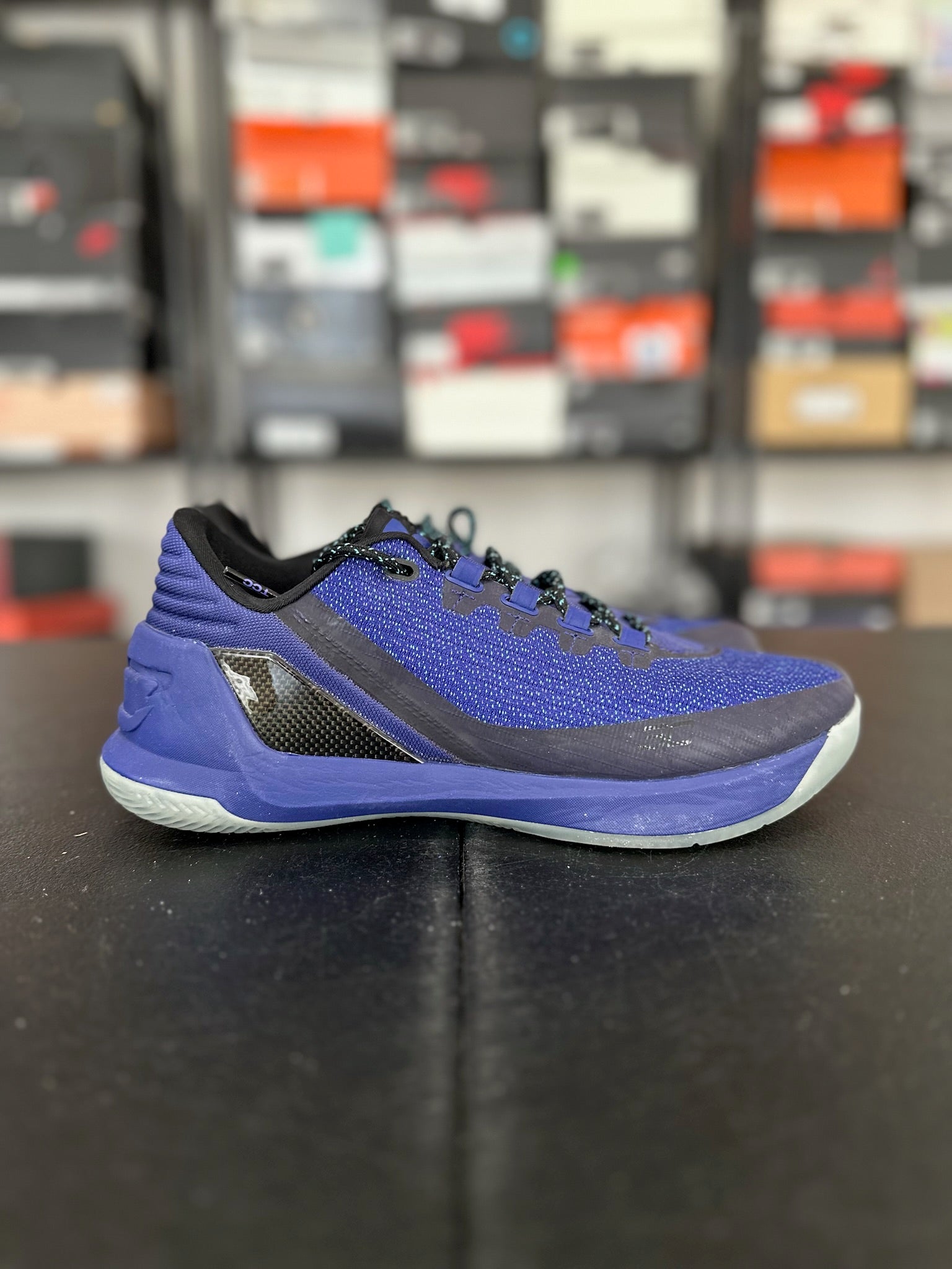 Size 9.5 - Curry 3 Blue/Black