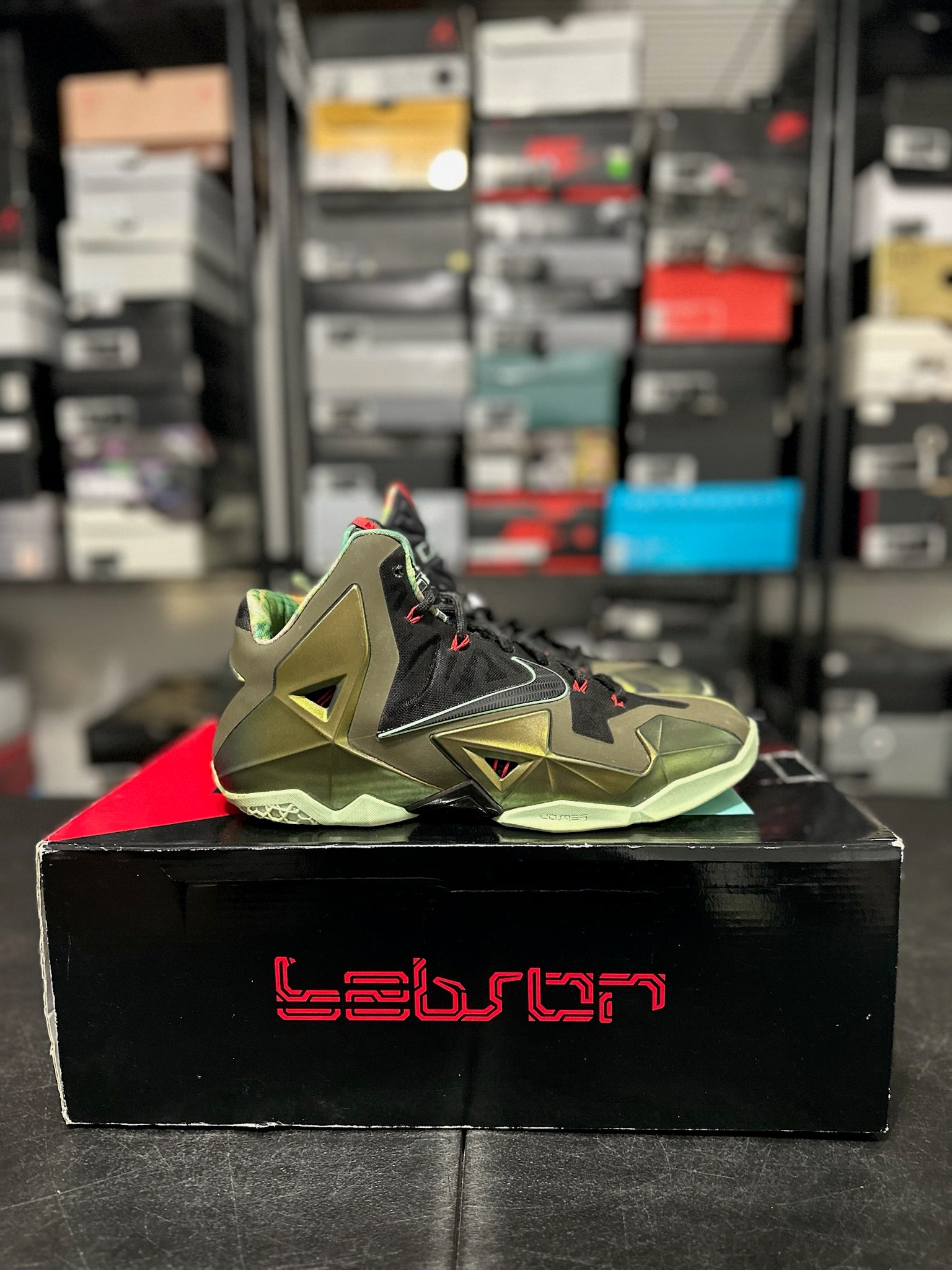 Size 9.5 - LeBron 11 Kings Pride