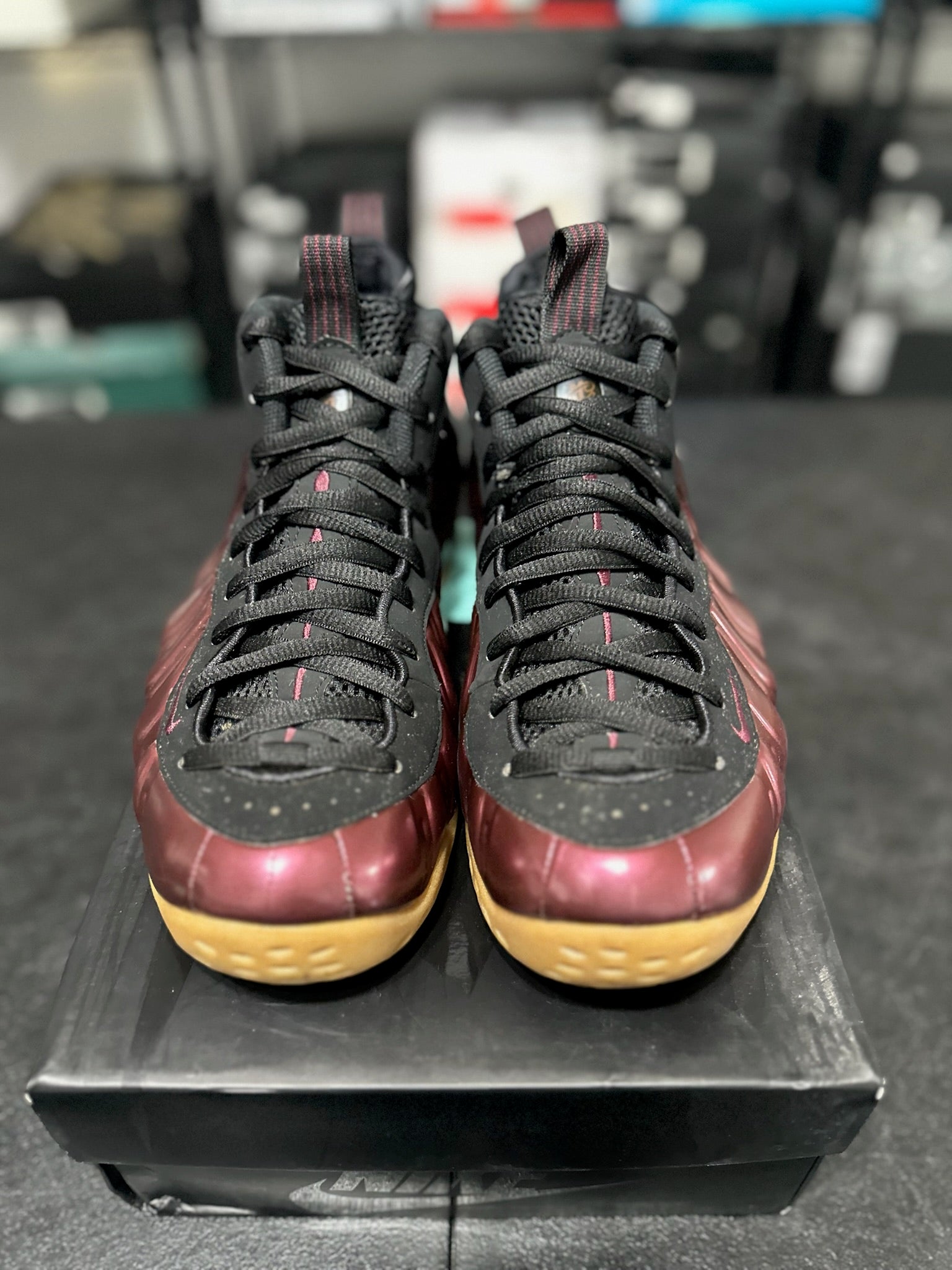 Size 9.5 - Foamposite 1 Maroon