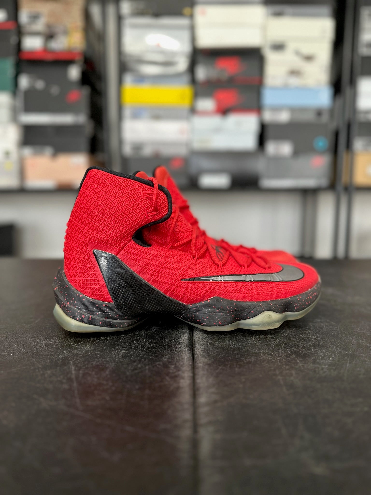 Size 12 - LeBron 13 Elite University Red