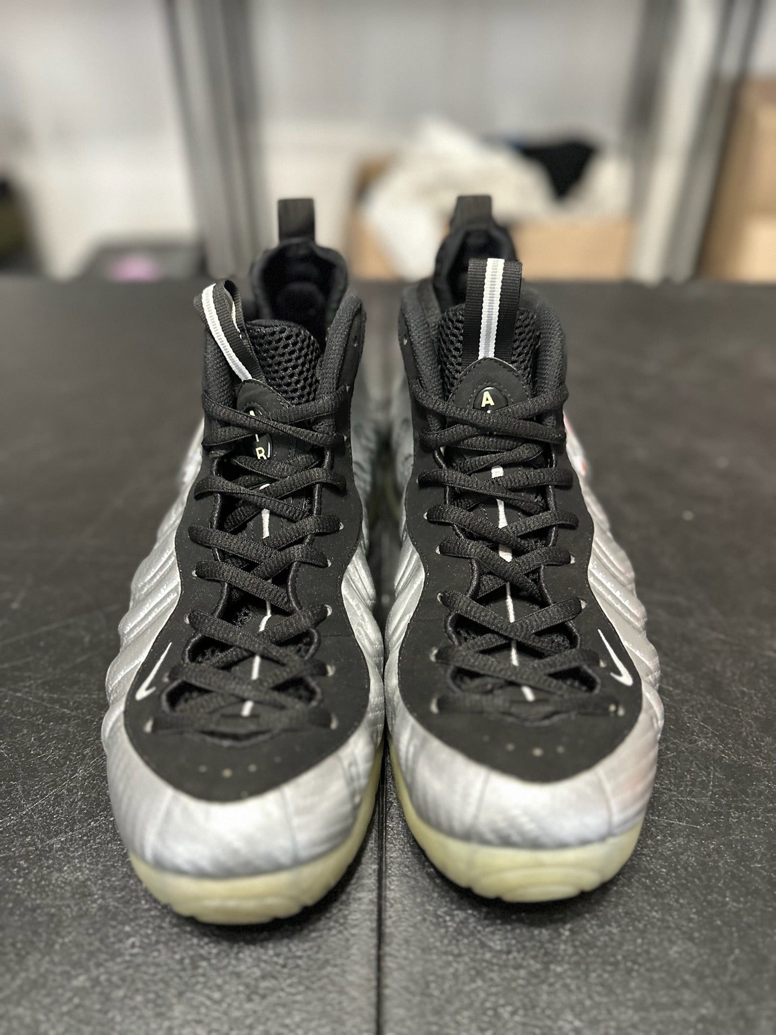 Size 11.5 - Foamposite Pro Silver Surfer