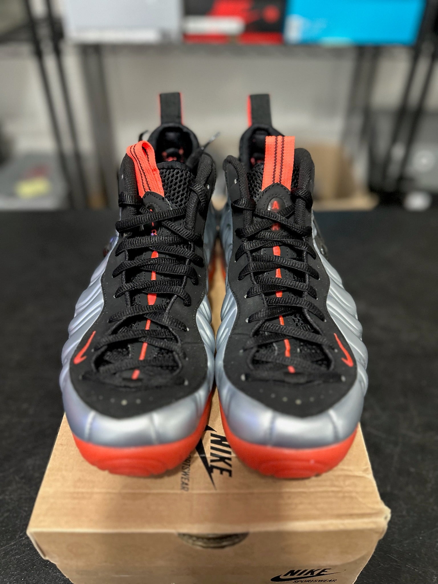 Size 9 - Foamposite Pro Bright Crimson