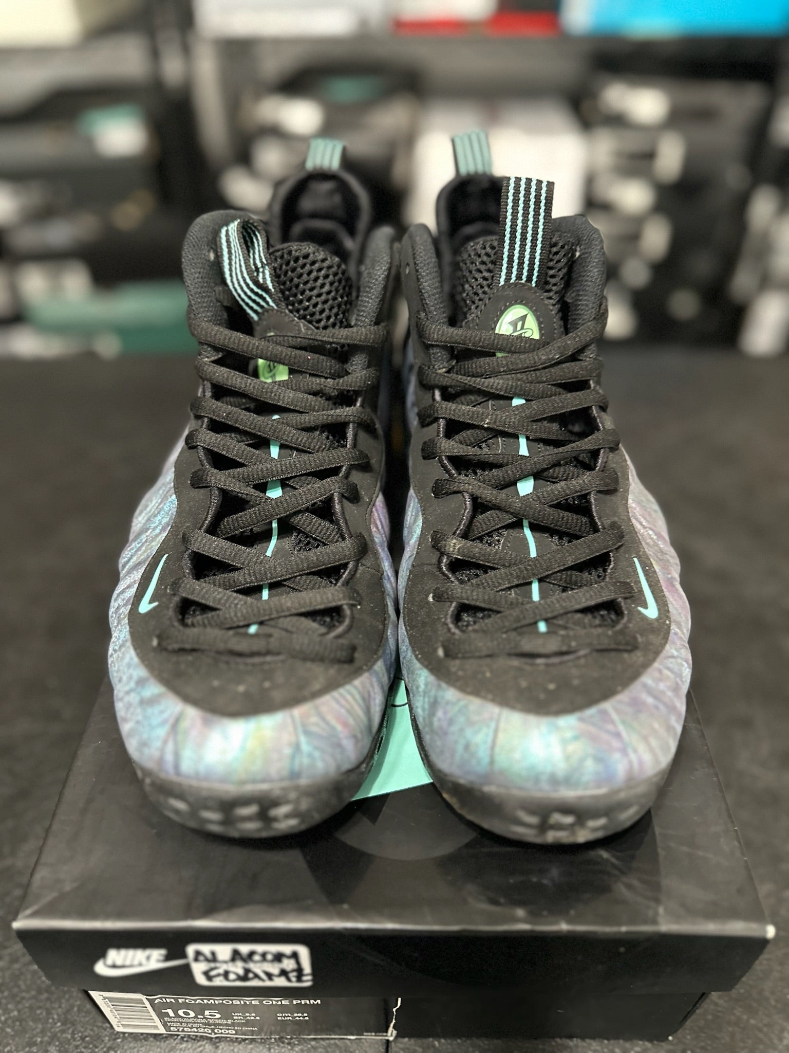 Size 10.5 - Foamposite 1 Abalone