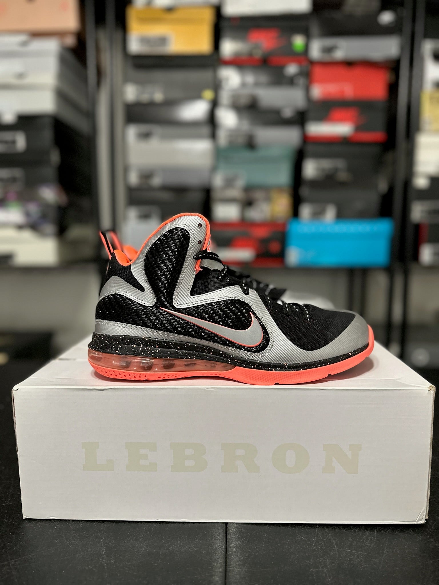Size 9.5 - LeBron 9 Mango