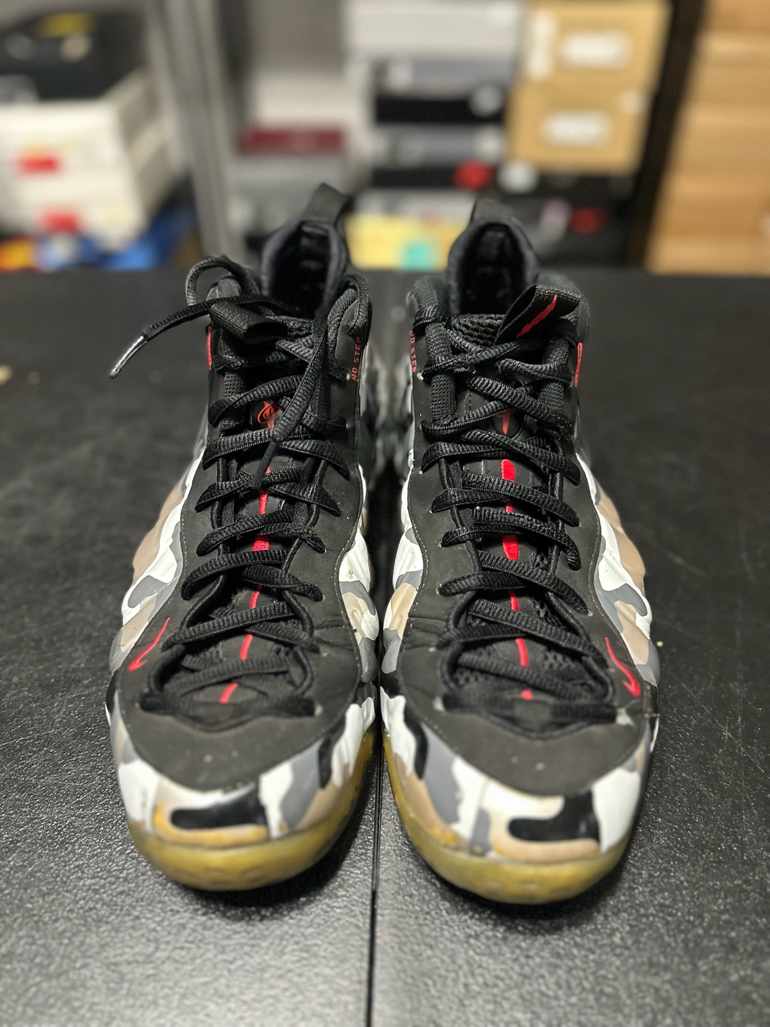 Size 11.5 - Foamposite fighter jet