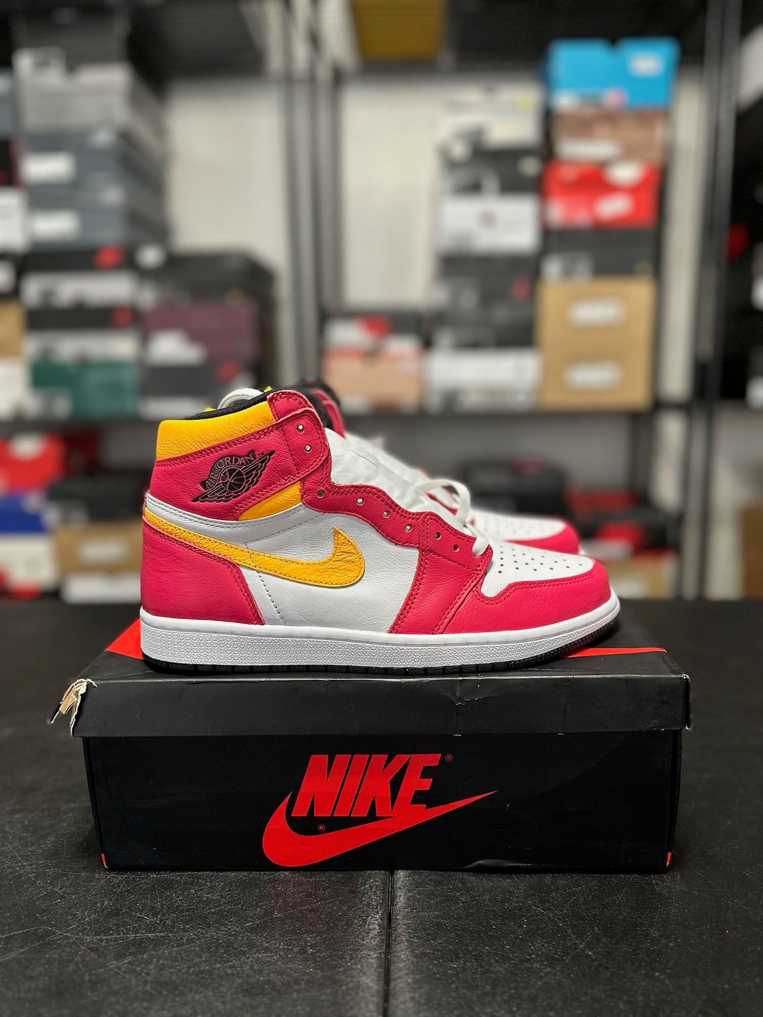 Size 9 - J1 High Light Fusion Red DS
