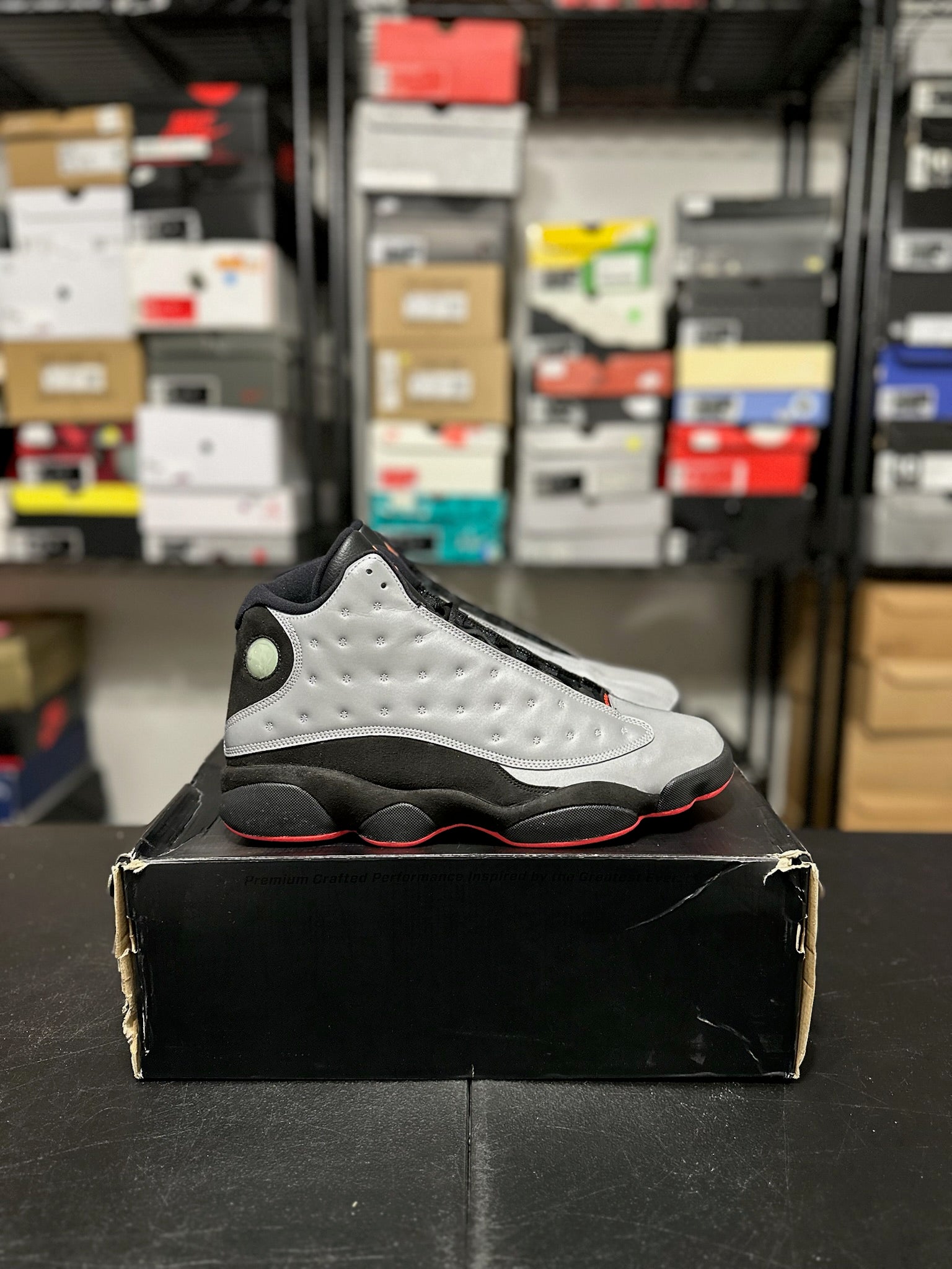 Size 12 - J13 Reflective Silver DS