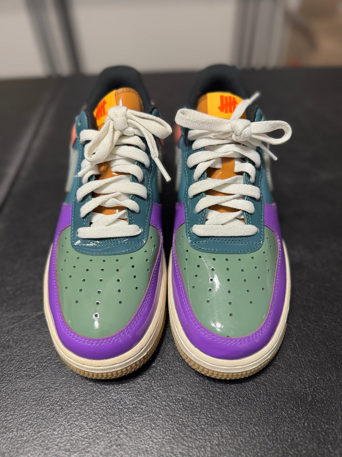 Size 8.5 - AF1 undefeated multi-patent wild berry