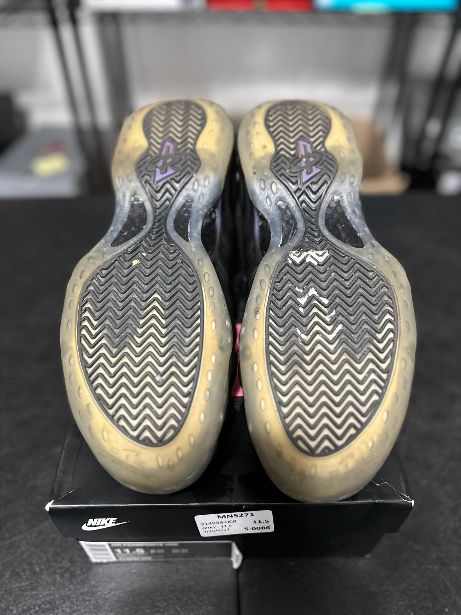 Size 11.5 - Foamposite 1 Eggplant