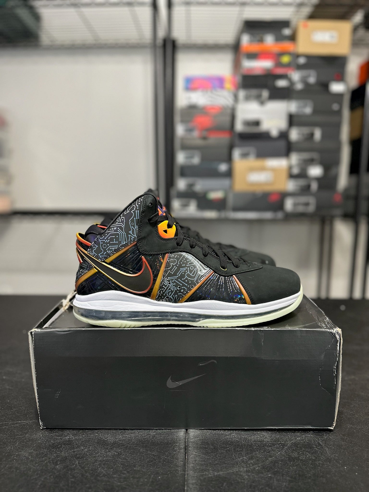 Size 14 - LeBron 8 Space Jam DS