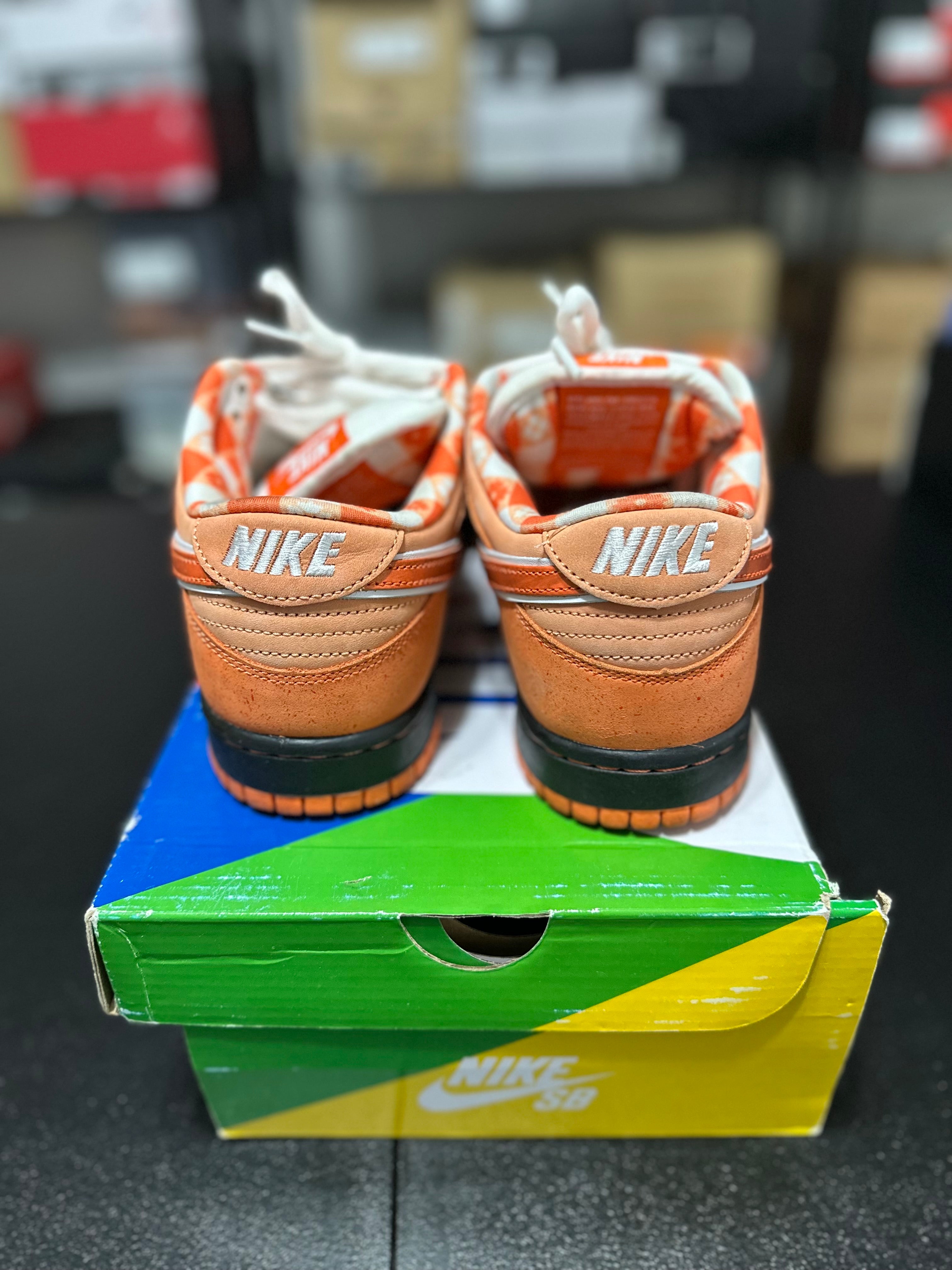 Size 8.5 - Dunk low orange lobster