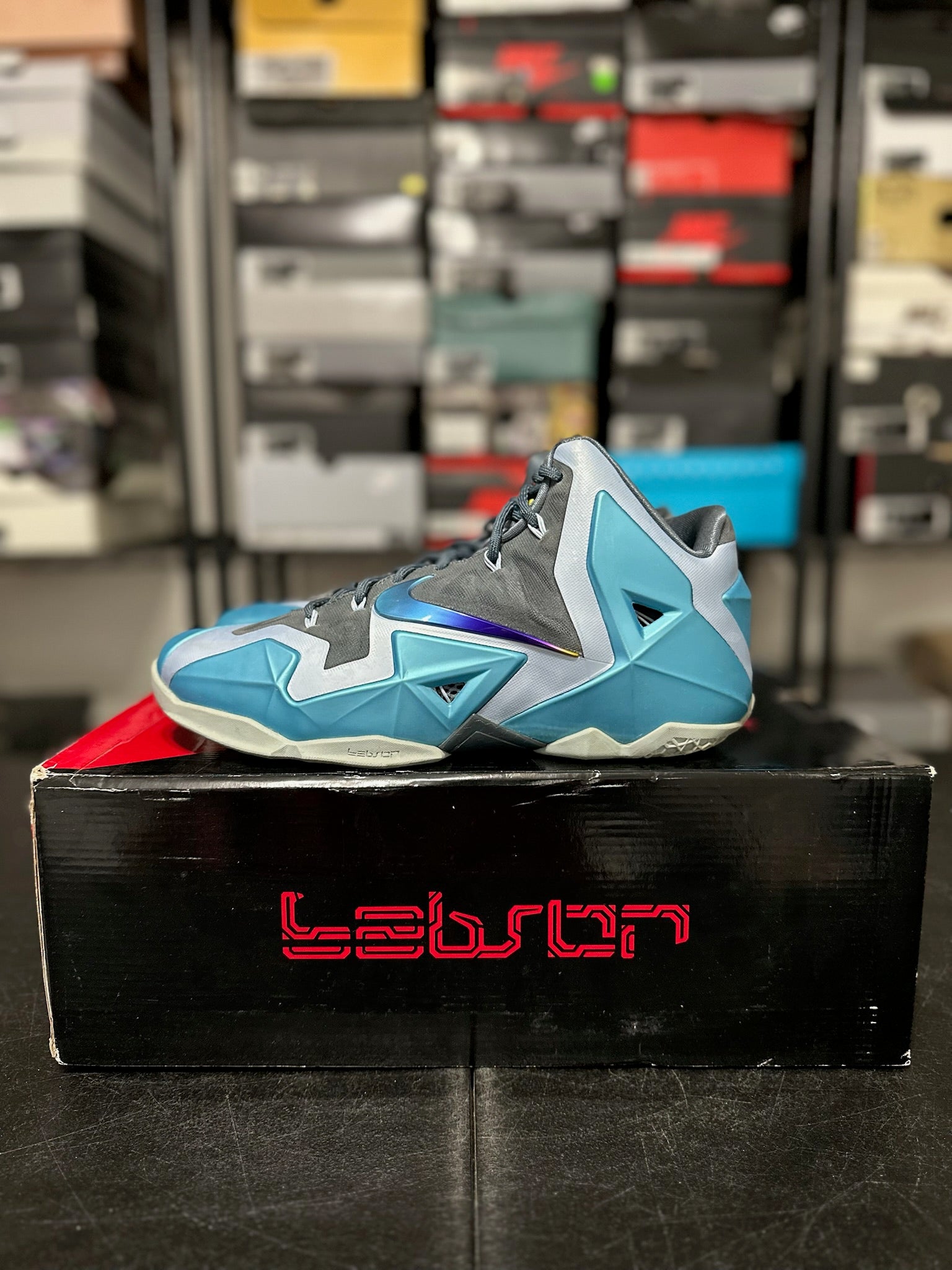 Size 10.5 - LeBron 11 Gamma Blue
