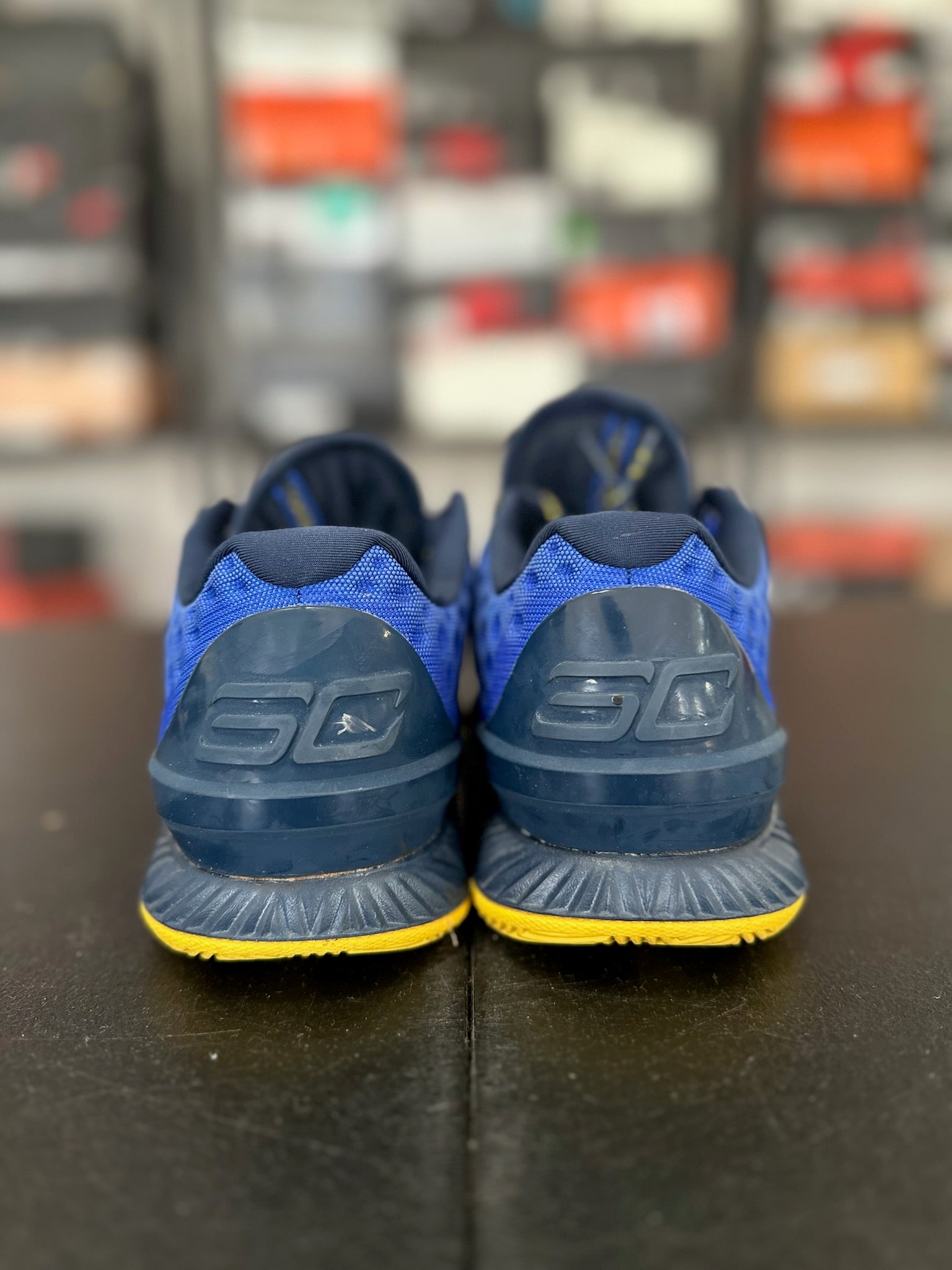 Size 9.5 - Curry 1 Blue/Yellow/Black