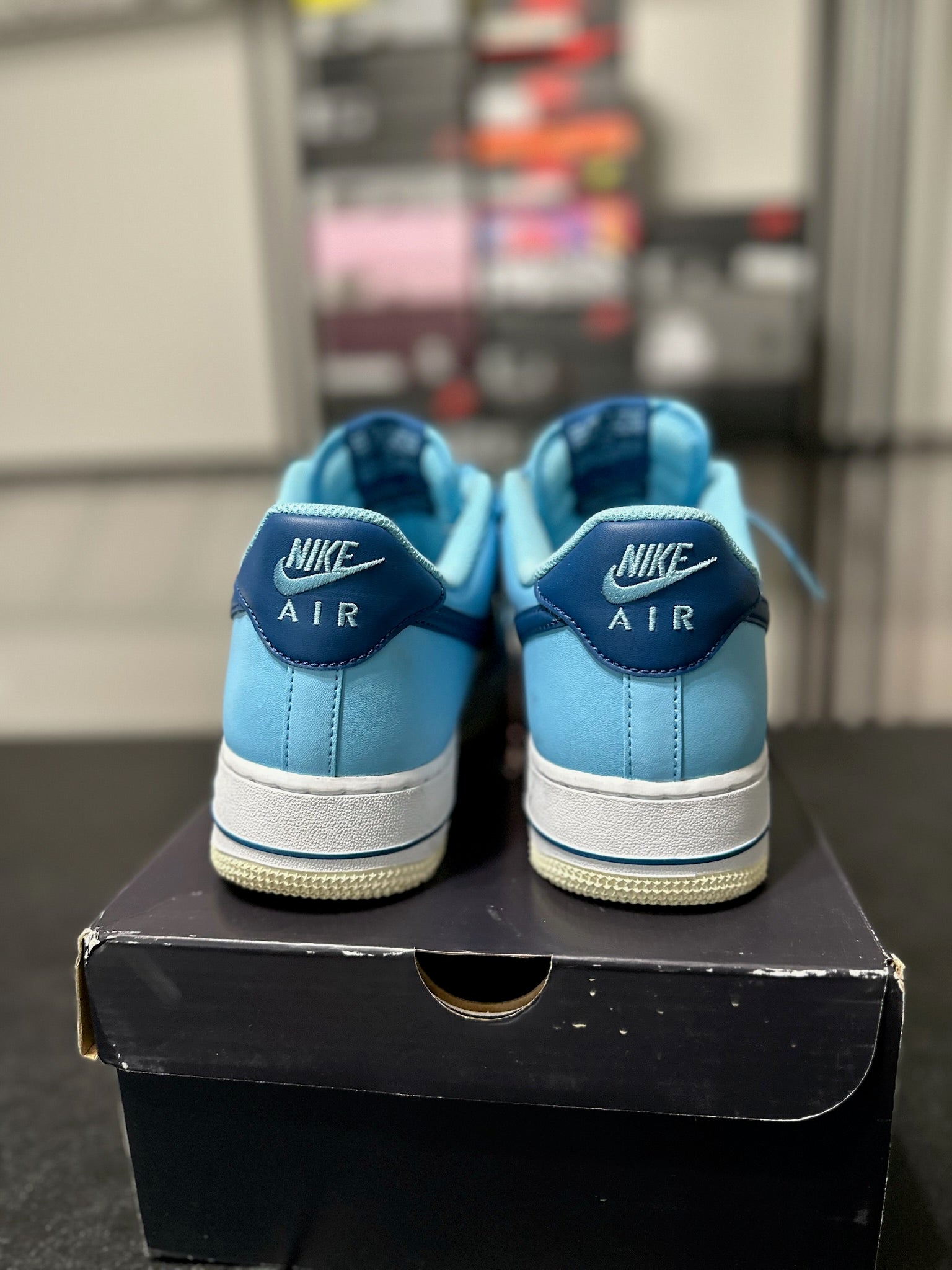 Size 10.5 - AF 1 Aquarius Blue Coconut Milk