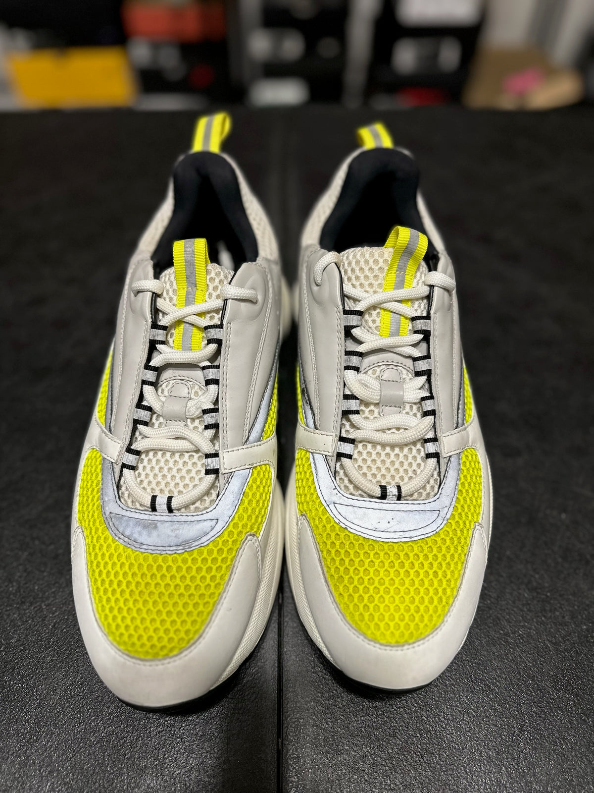 Size 11 - (45) Dior B22 white/yellow