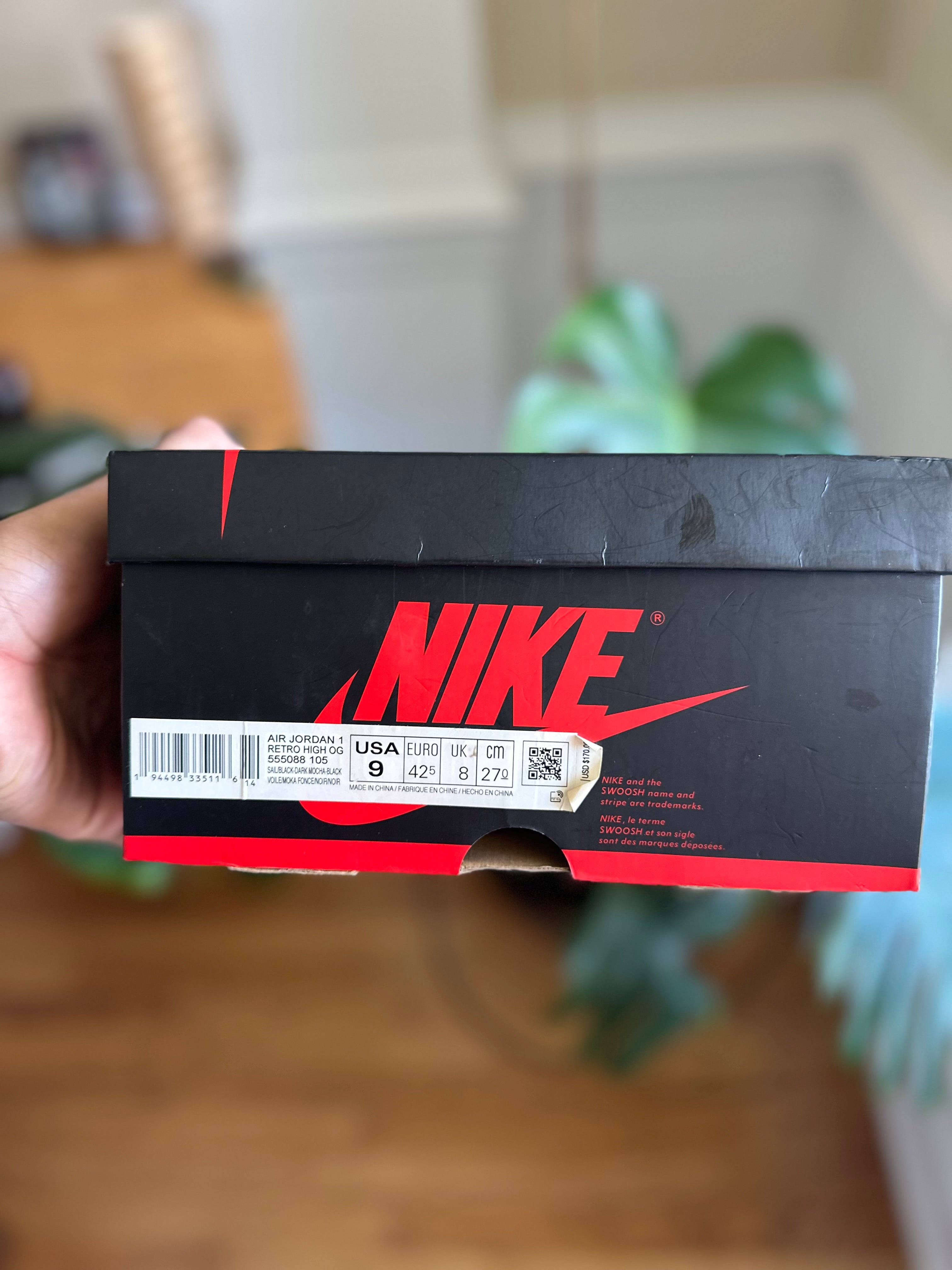 Size 9 - J1 mocha