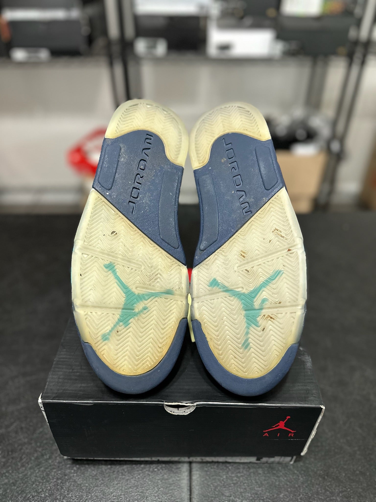 Size 10.5 - J5 Blue Suede