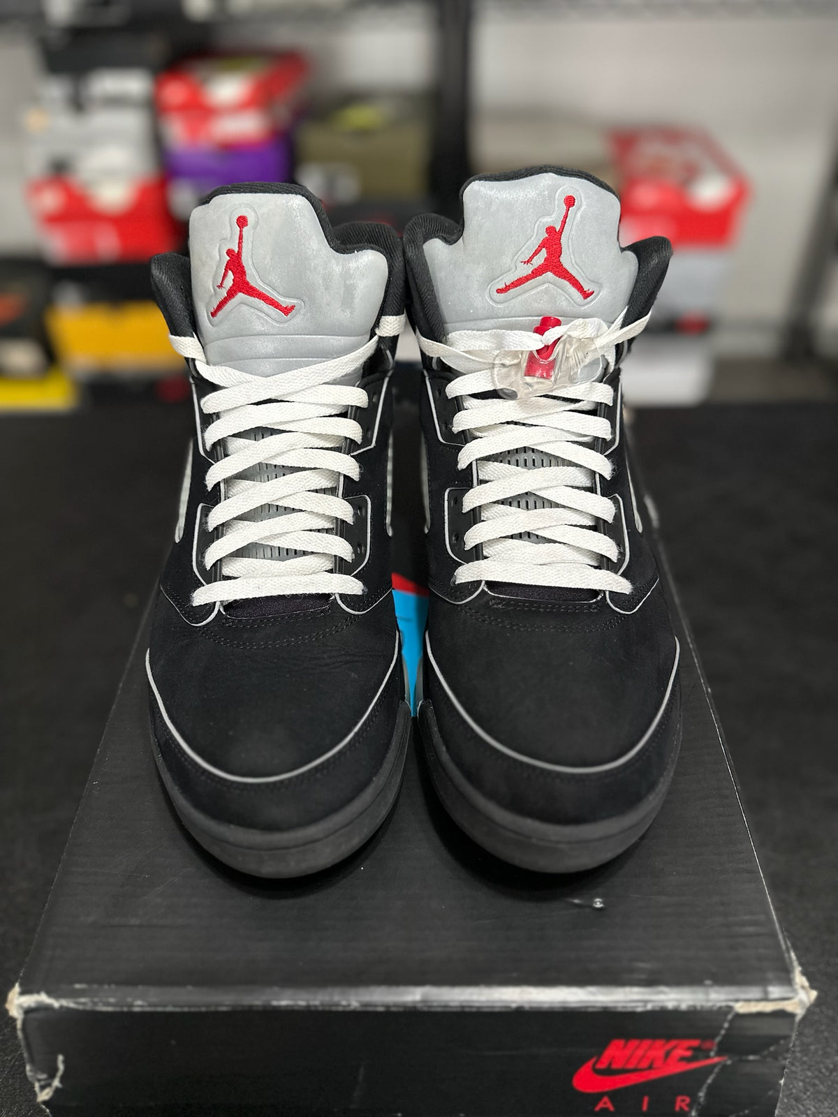 Size 11.5 - J5 black metallic reimagined