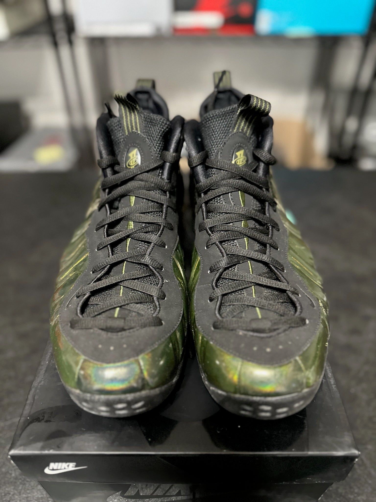 Size 13 - Foamposite 1 Legion Green