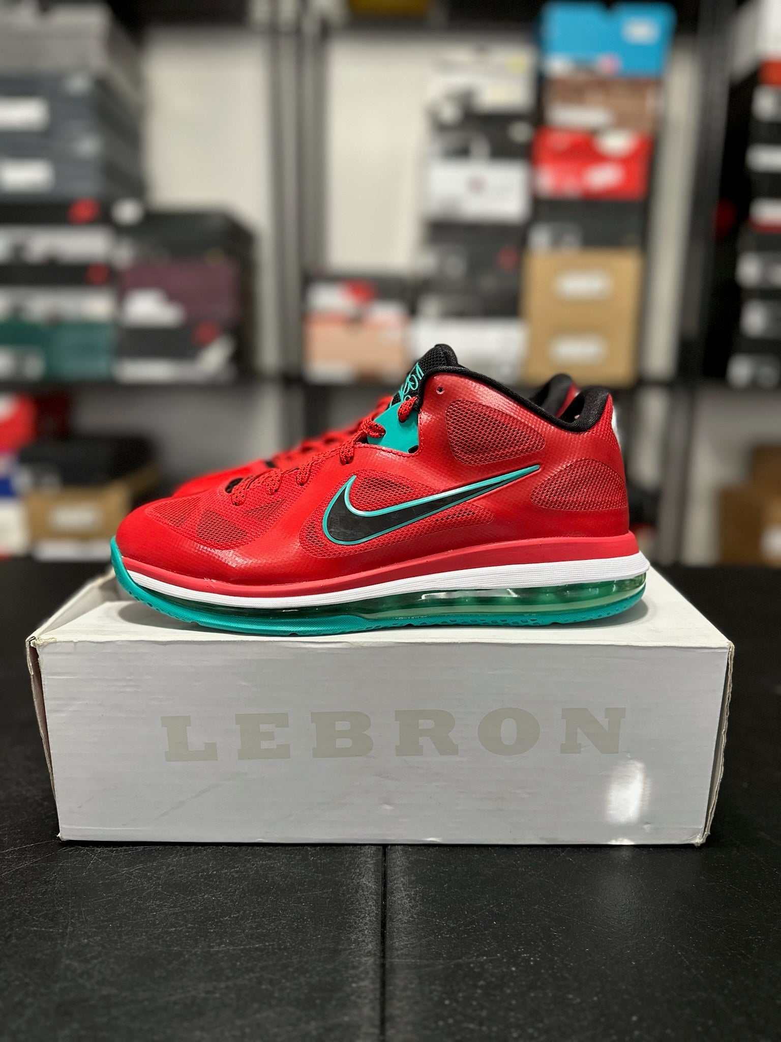 Size 9.5 - LeBron 9 Liverpool DS