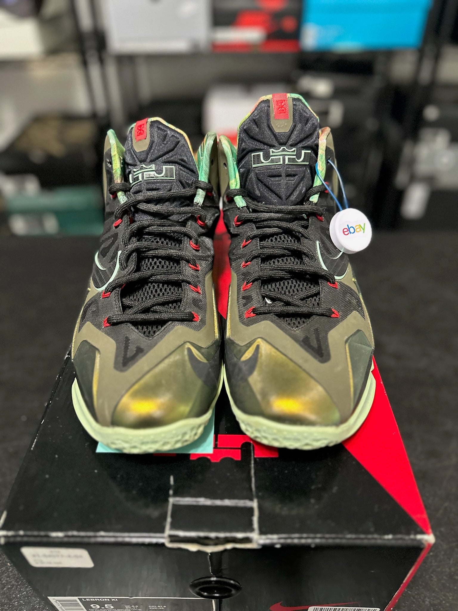 Size 9.5 - LeBron 11 Kings Pride