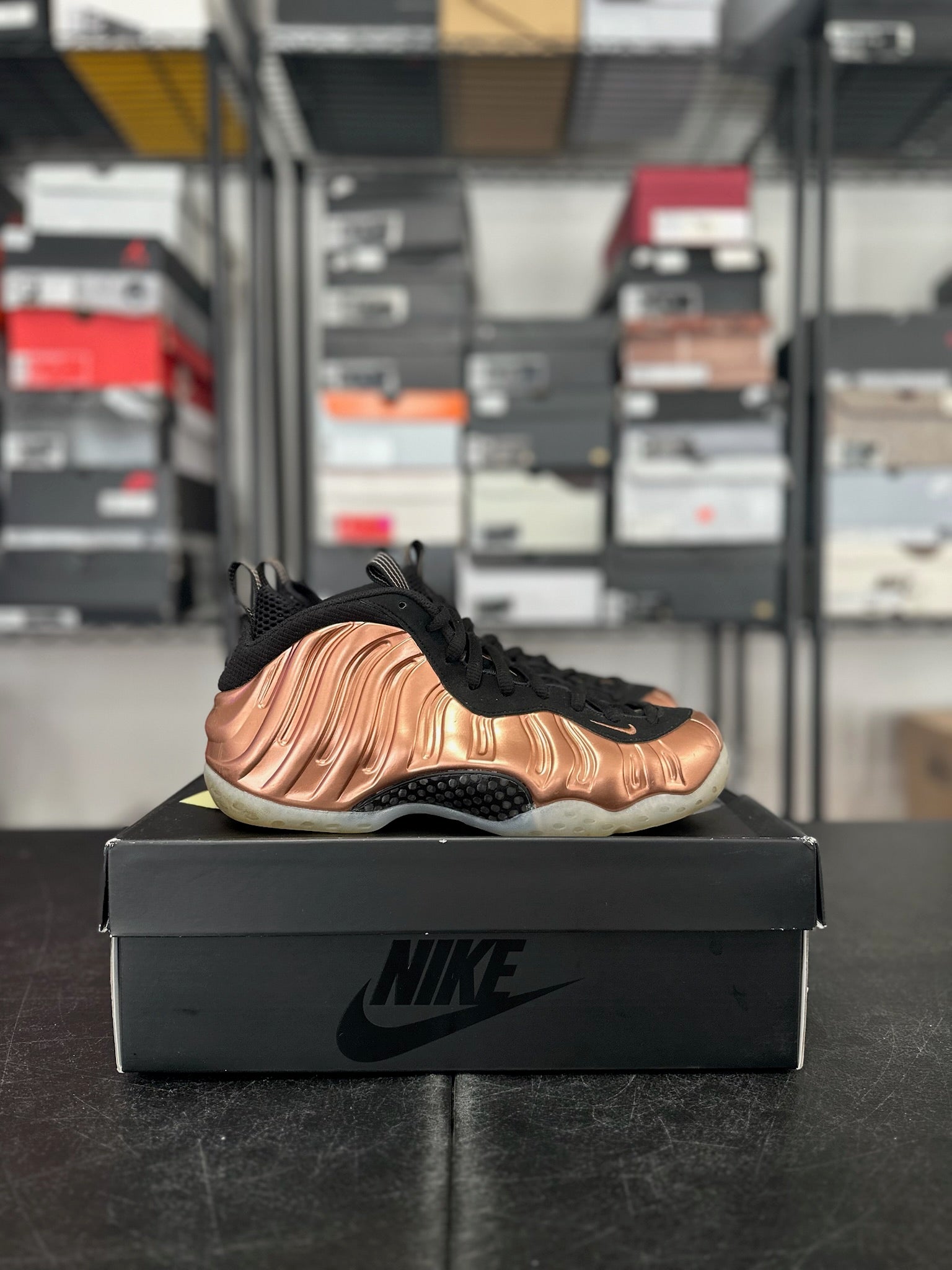 Size 9 - Foamposite 1 Copper