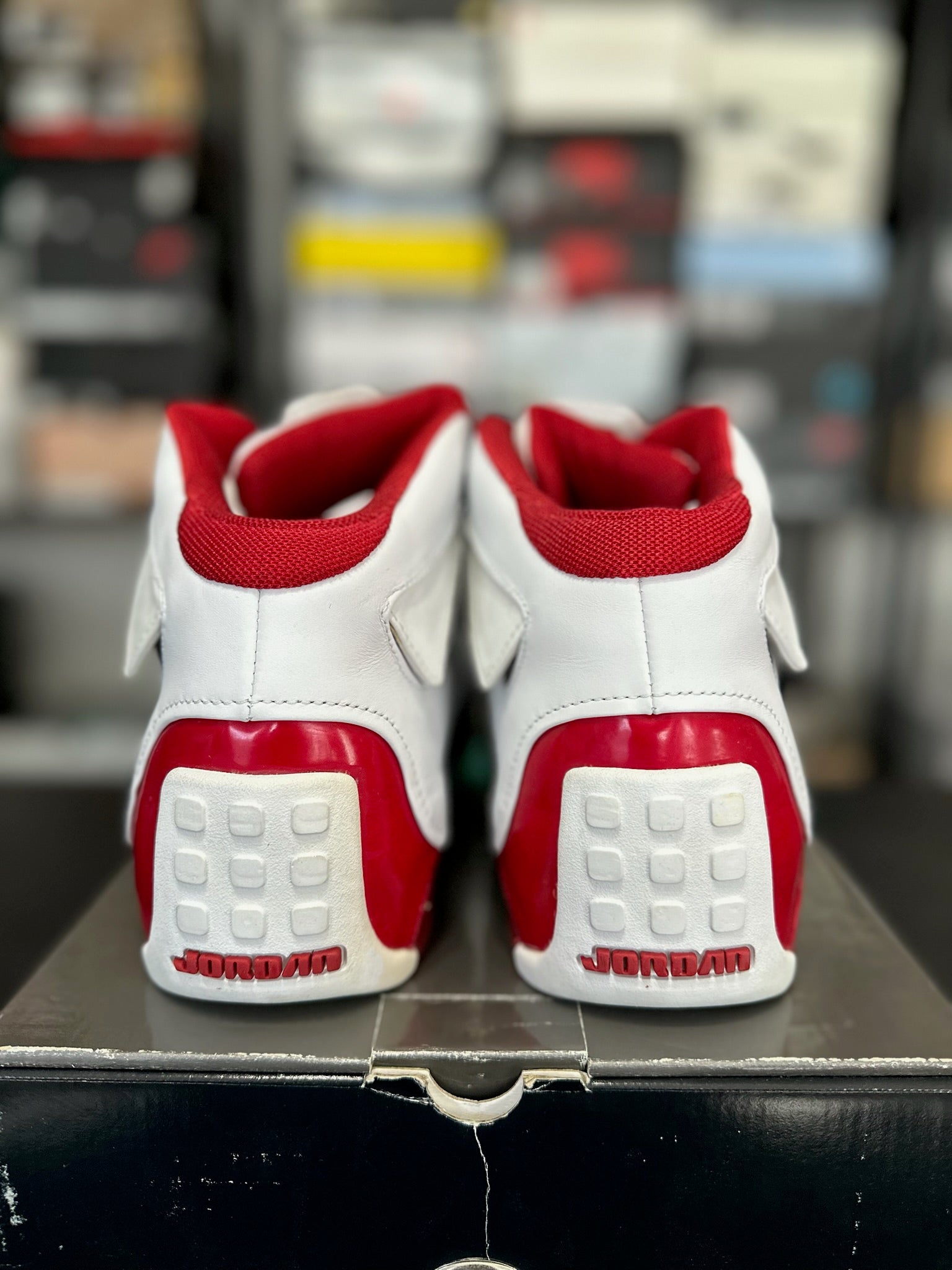 Size 12 - J18 White Red