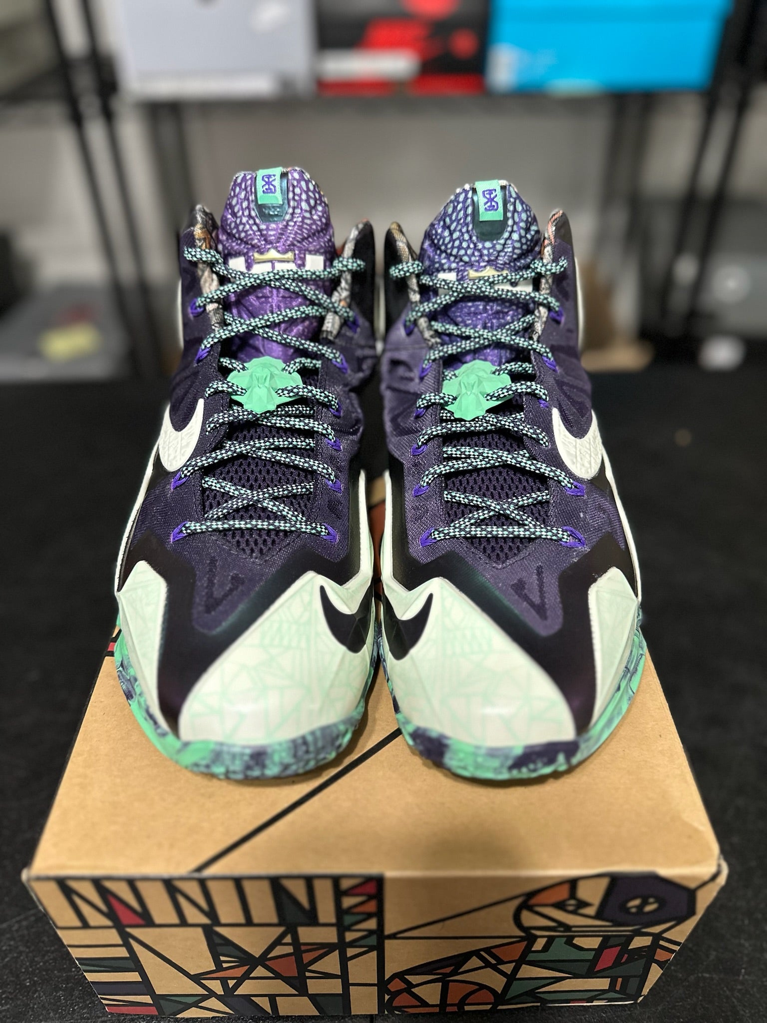Size 10.5 - LeBron 11 NOLA Gumbo League Gator King
