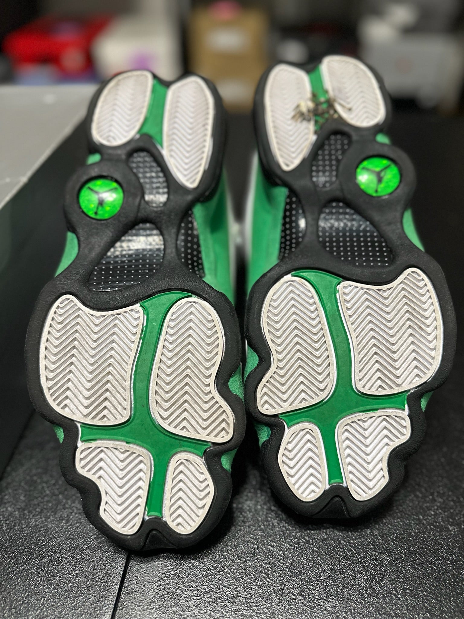 Size 10 - J13 White Lucky Green