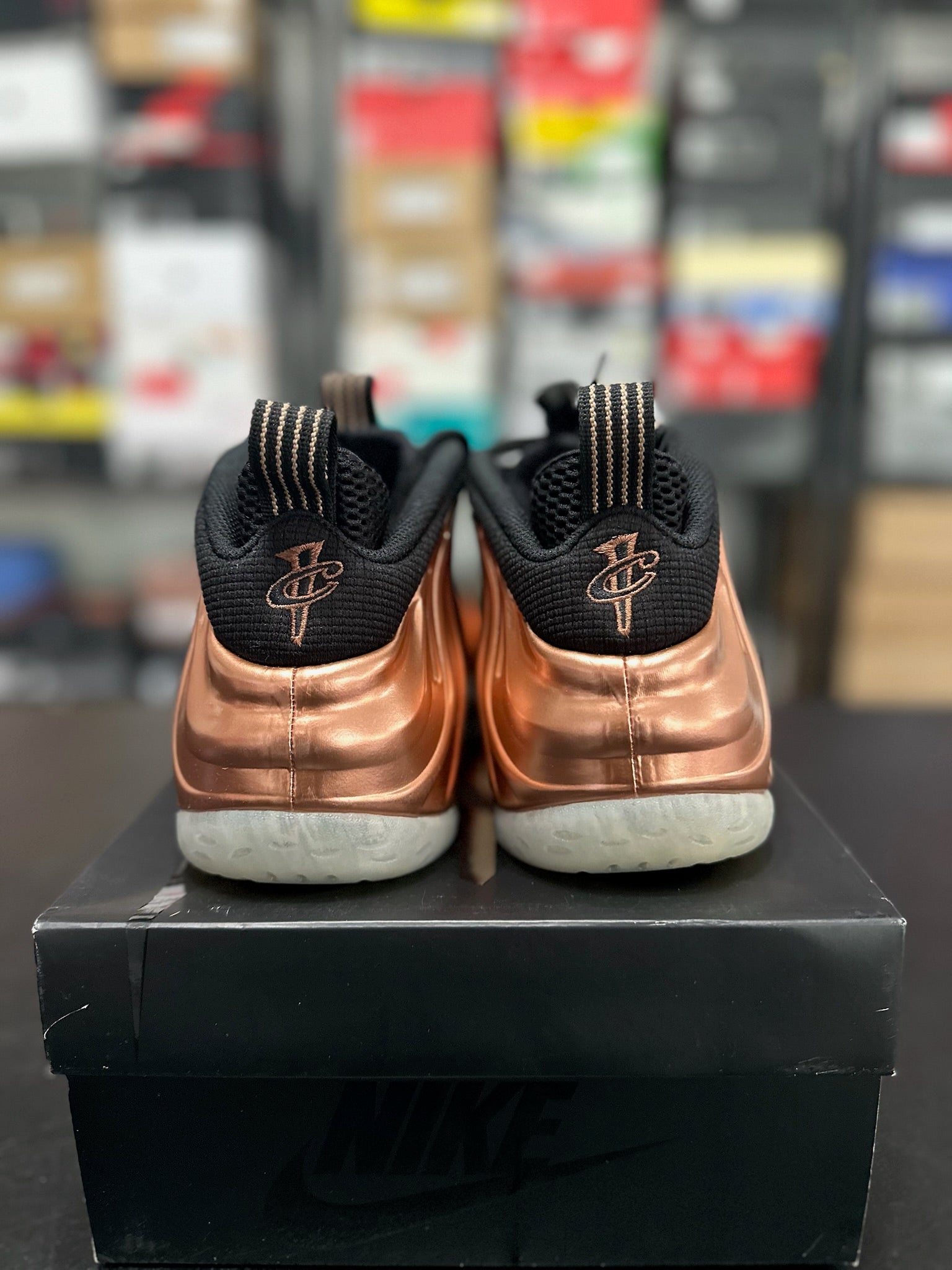 Size 9.5 - Foamposite Copper
