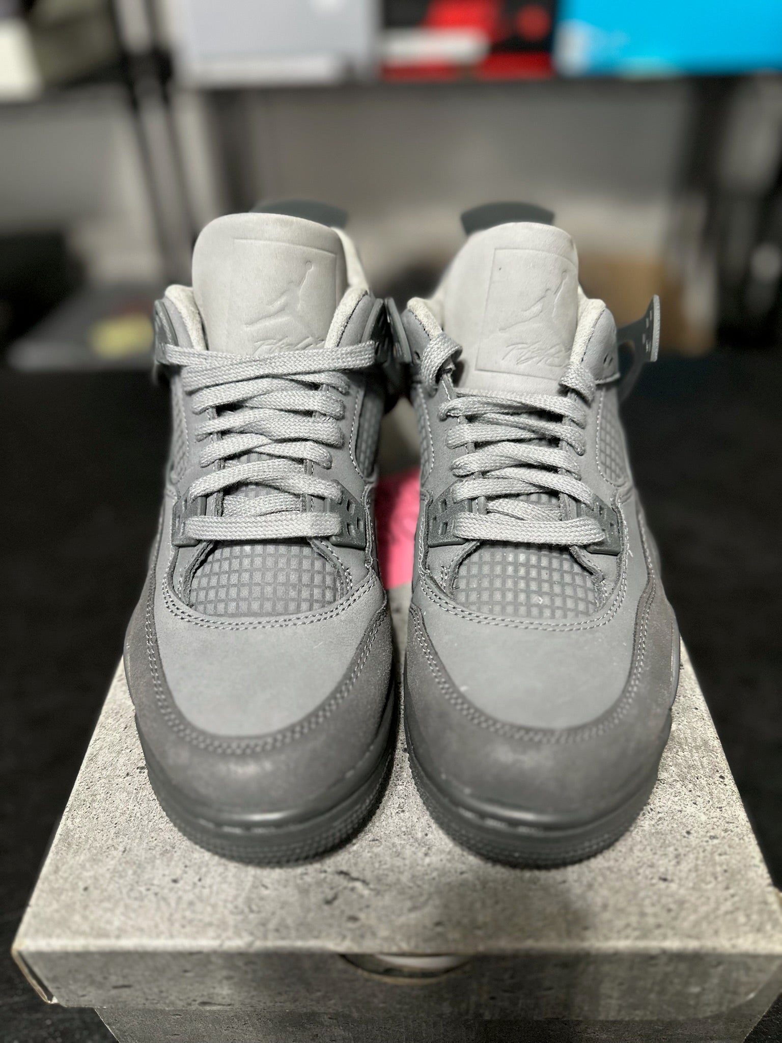 Size 5.5Y - J4 Paris Olympics Wet Cement
