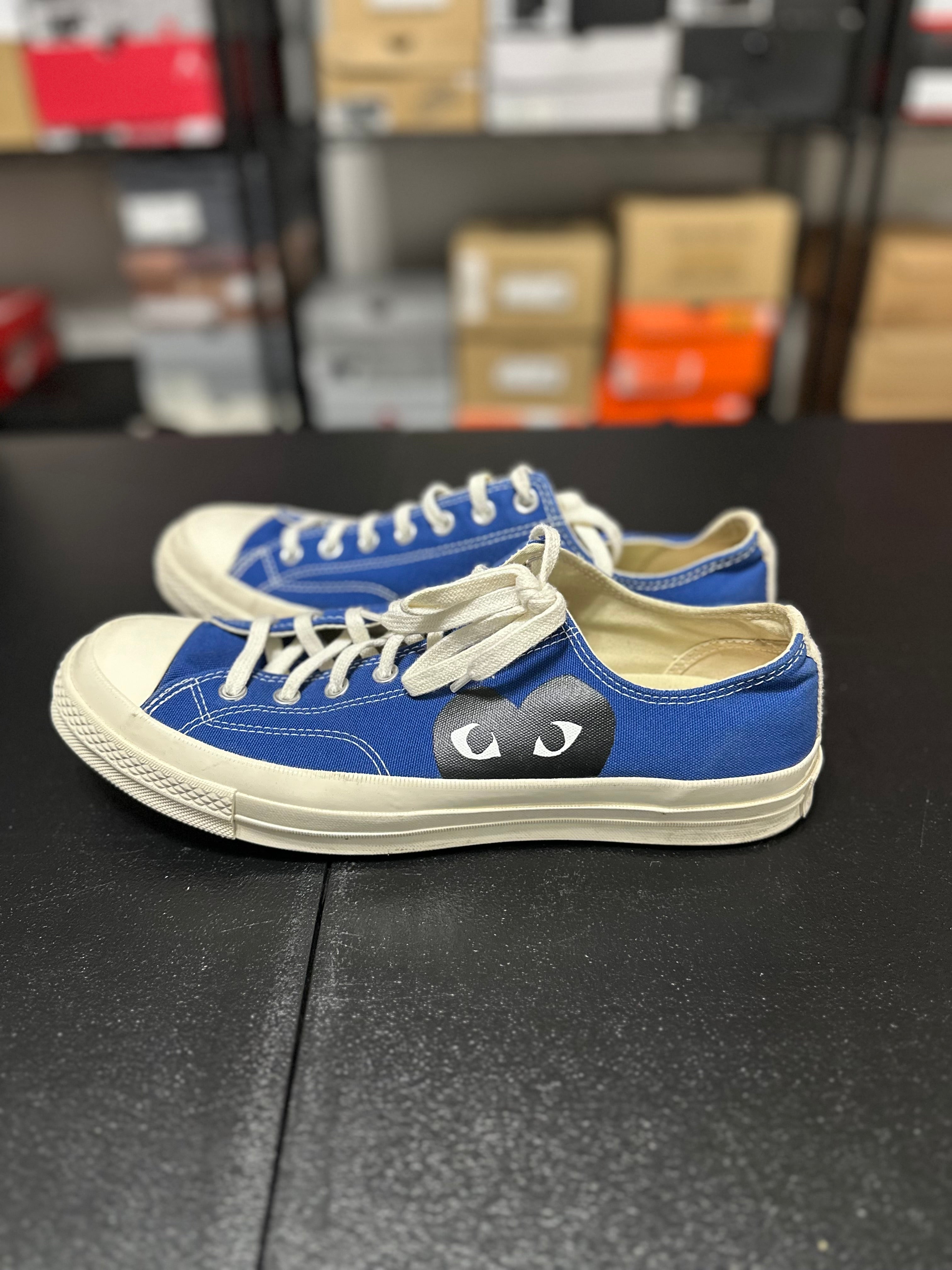 Size 12 - CDG converse low blue