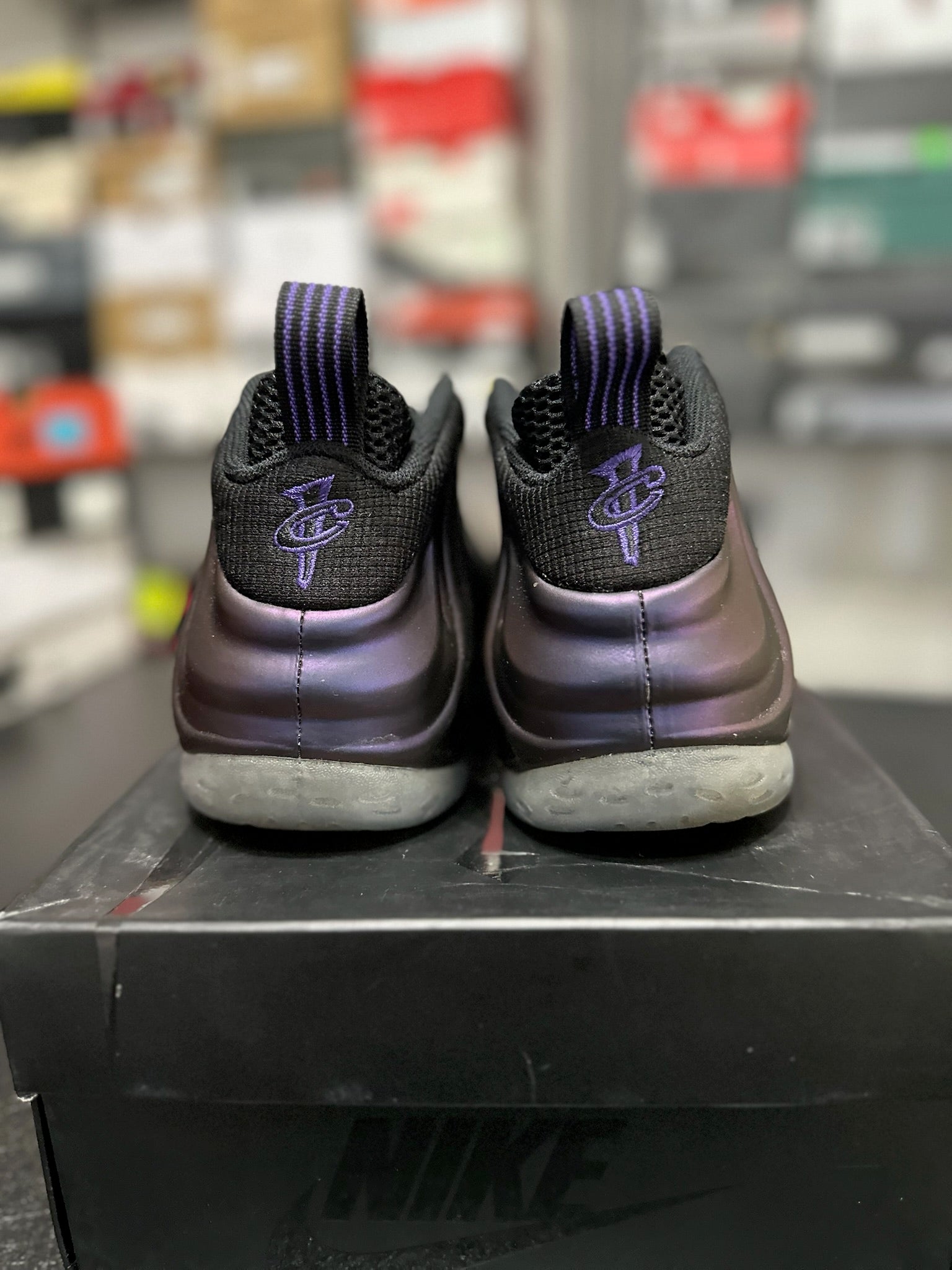 Size 9 - Foamposite 1 Eggplant