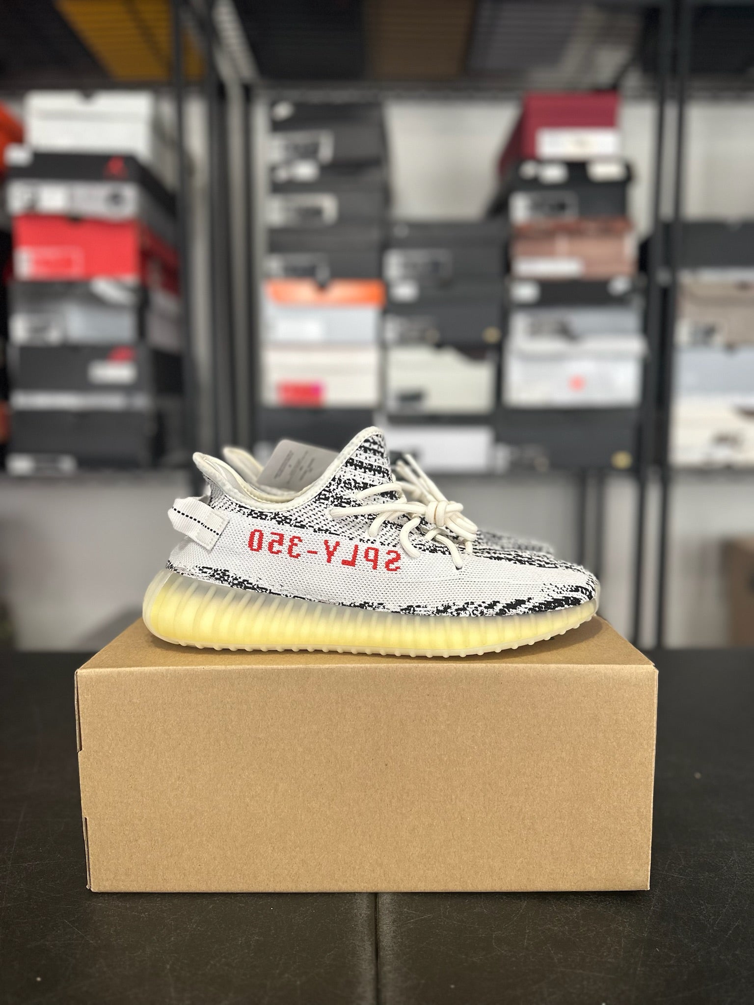 Size 10 - YZY Boost 350 V2 Zebra DS