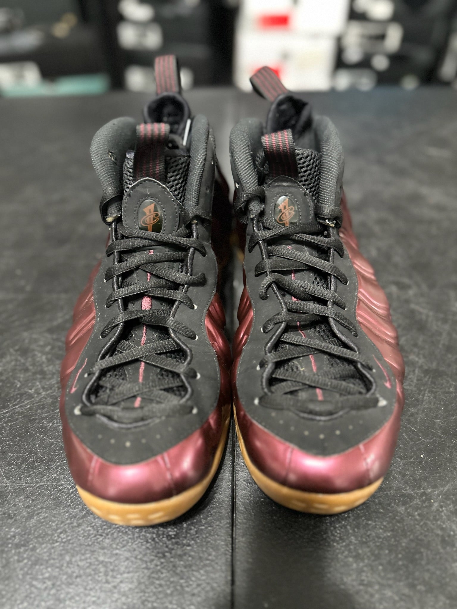 Size 13 - Foamposite 1 Maroon