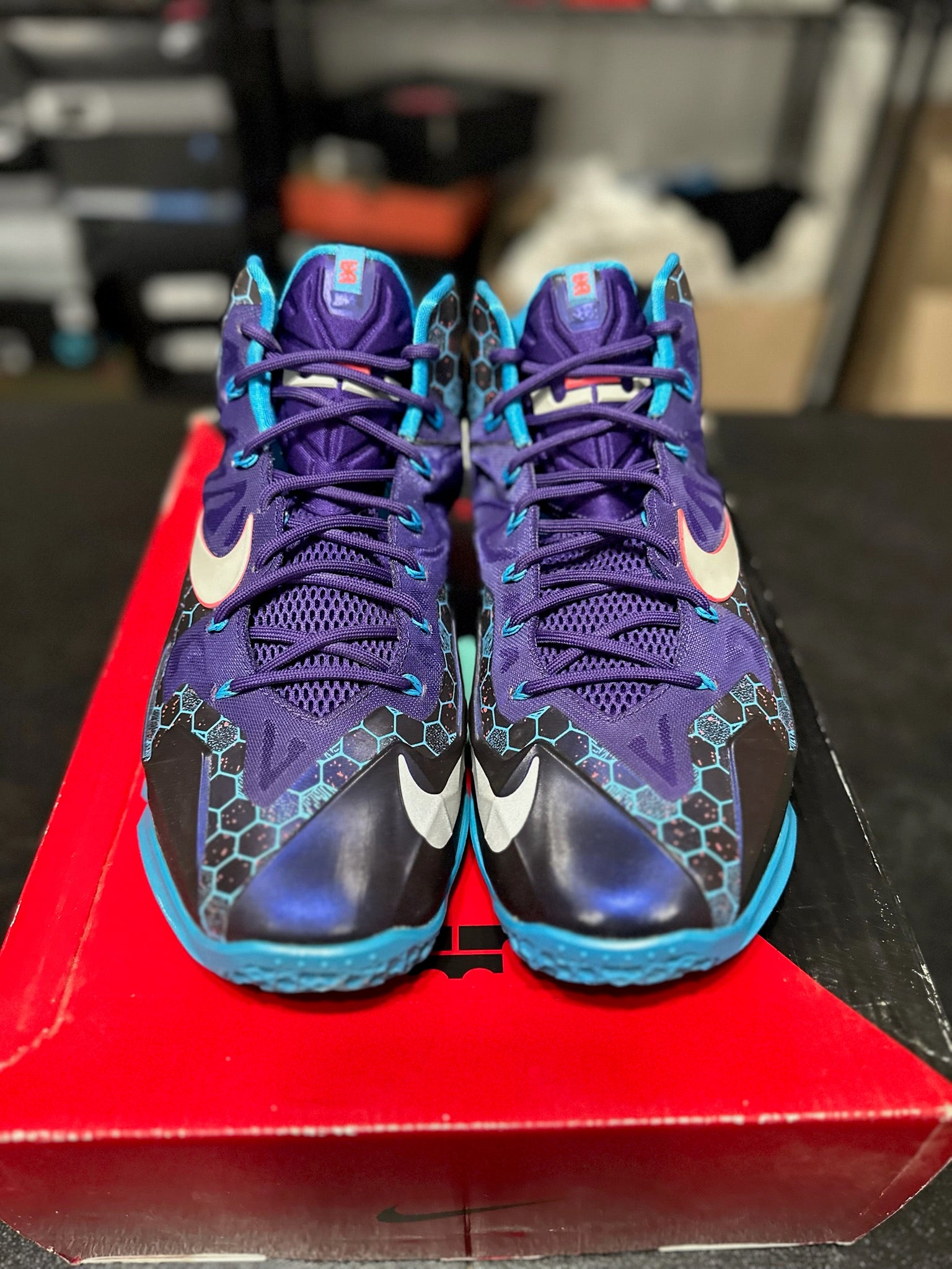 Size 11.5 - LeBron 11 Summit Lake Hornets