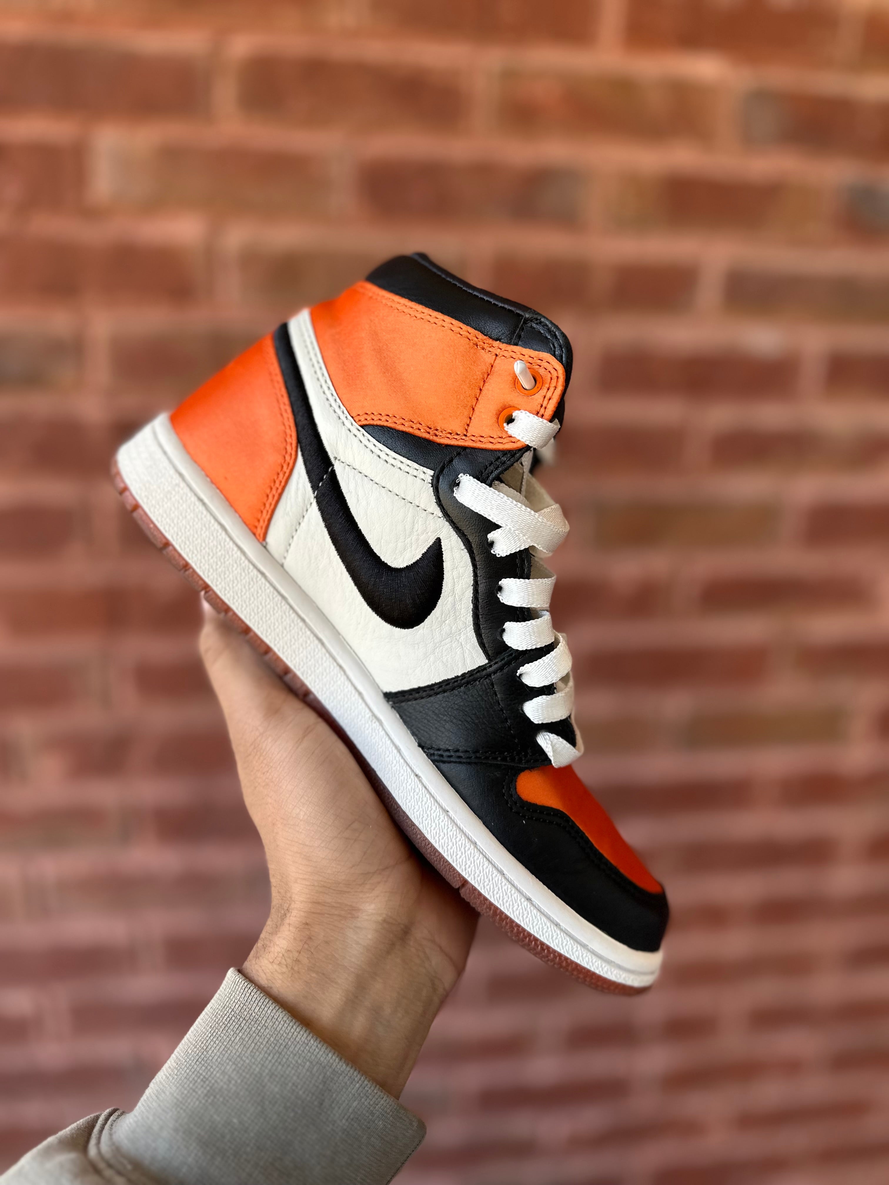 Size 6.5W - J1 satin shattered backboard