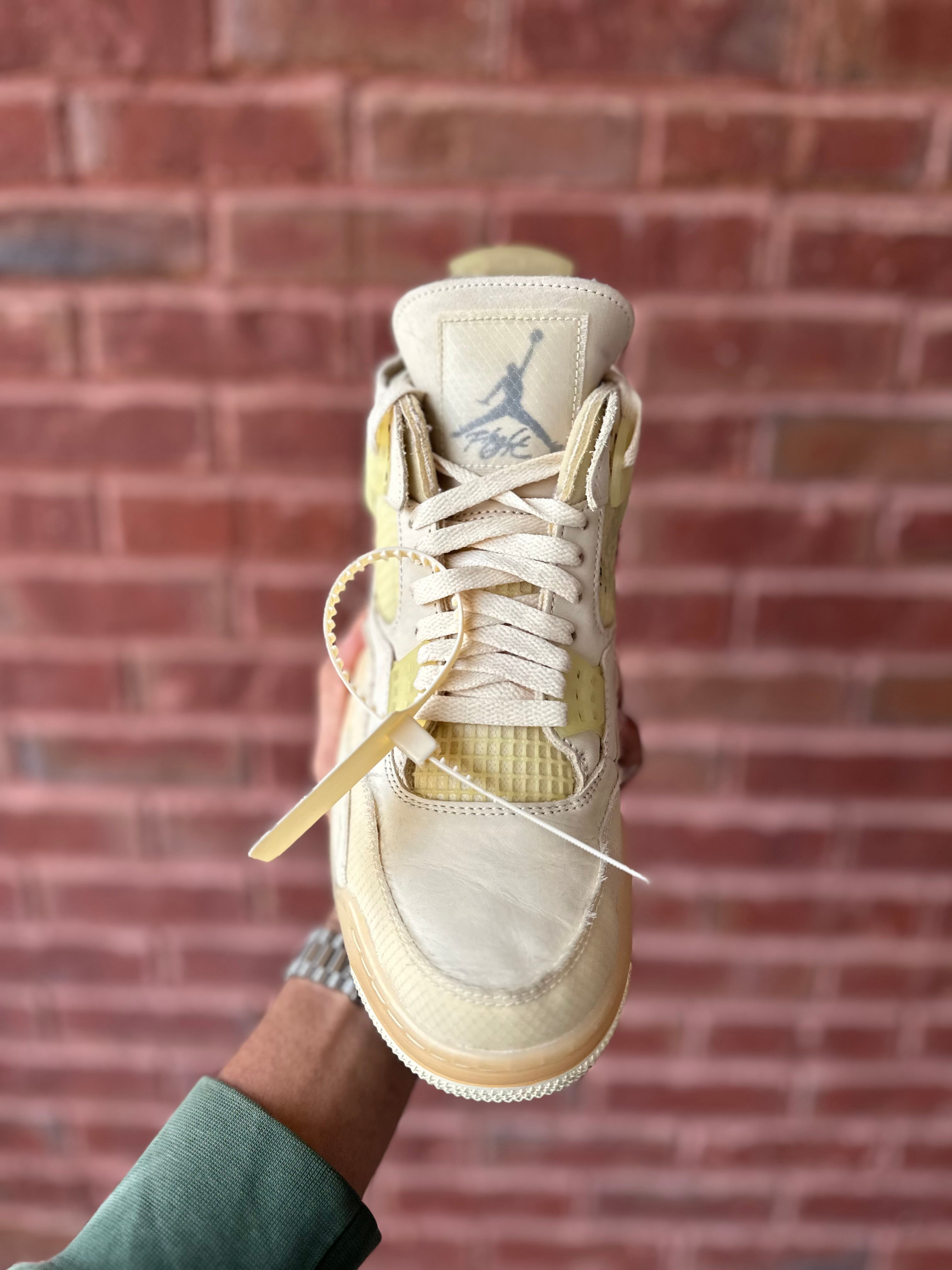 Size 9.5 - (11W) J4 off white sail