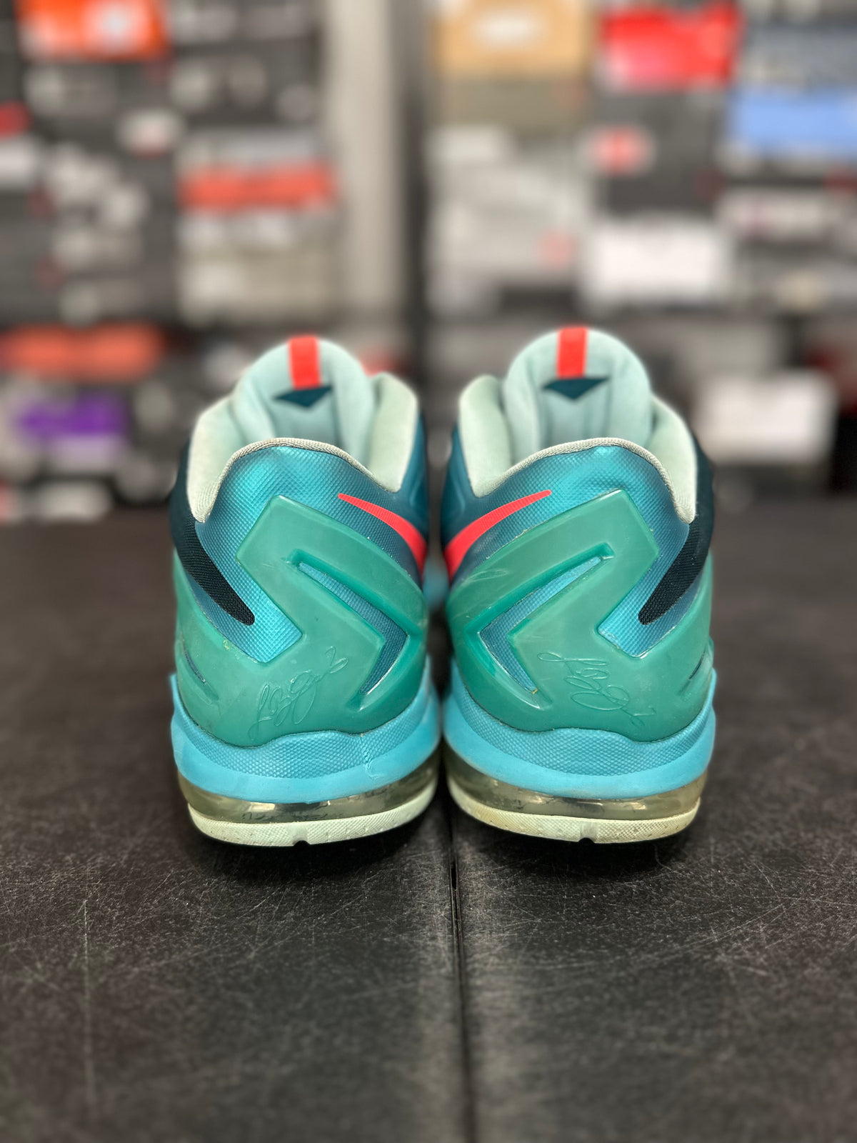 Size 13 - LeBron 11 low turbo green