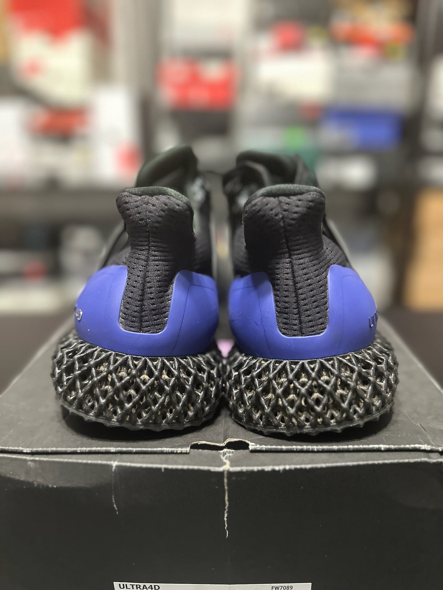 Size 13 - adidas Ultra 4D Black Purple