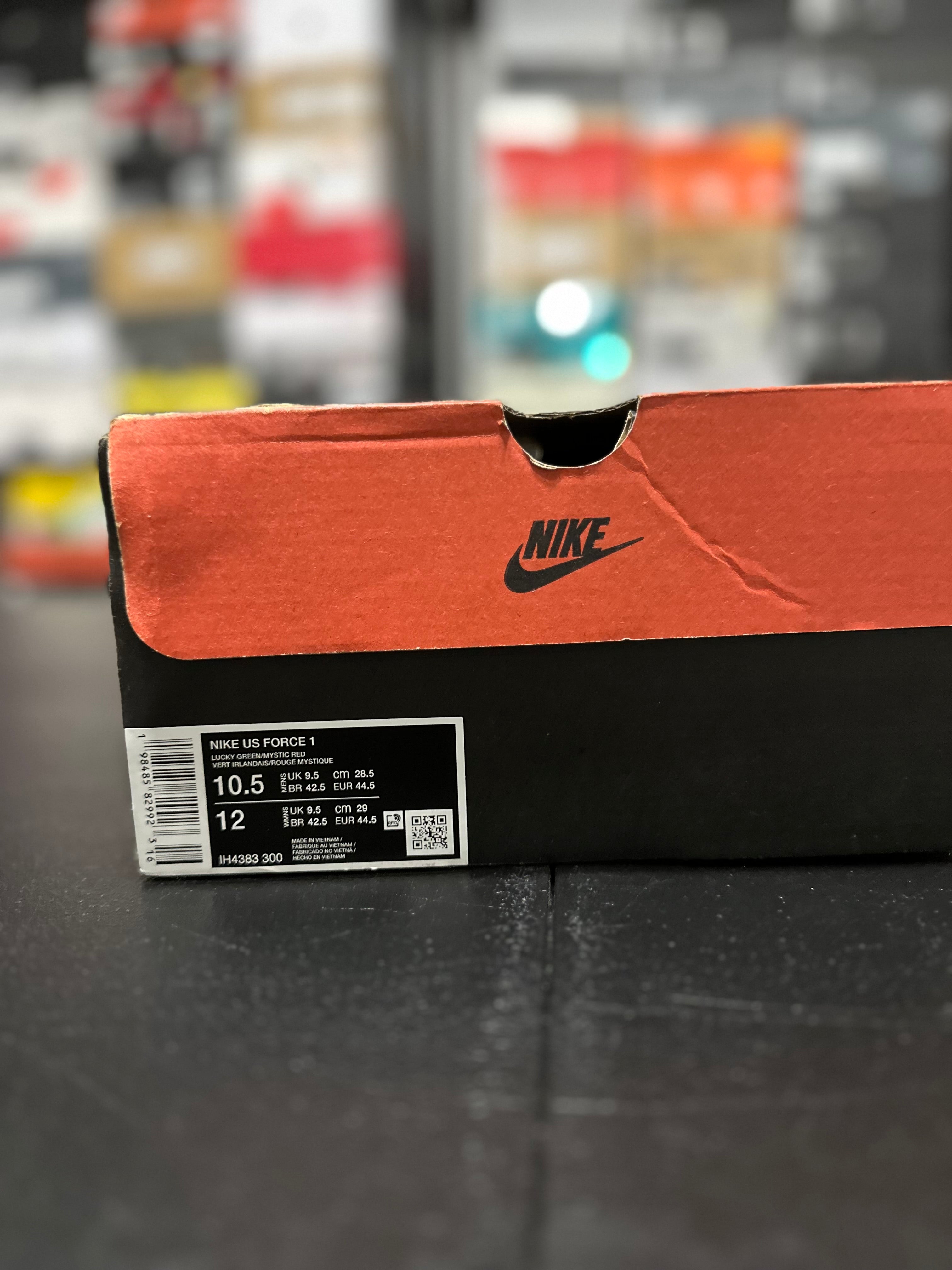 Size 10.5 - AF1 x lil yachty concrete boys - lucky green
