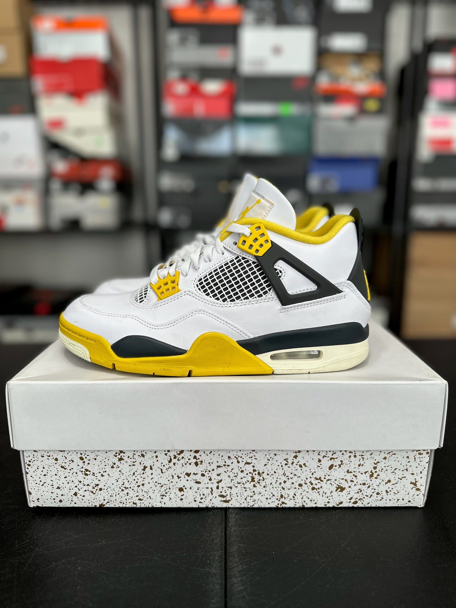 Size 9.5 - (11W) J4 Vivid Sulfur