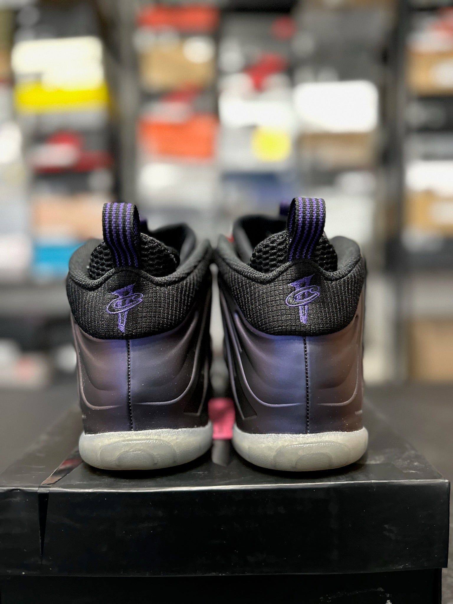 Size 7Y - Foamposite 1 Eggplant