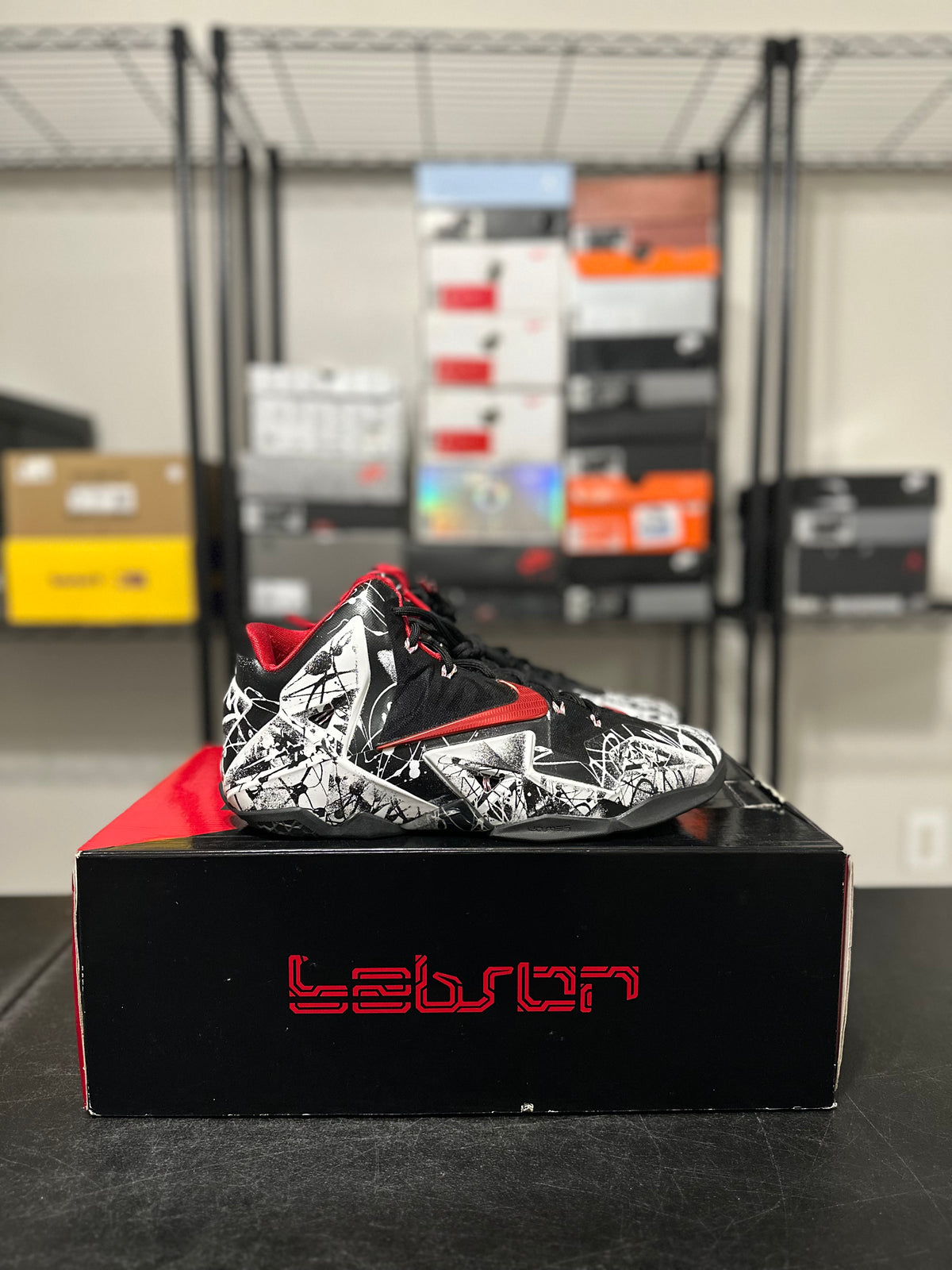 Size 10 - LeBron 11 graffiti