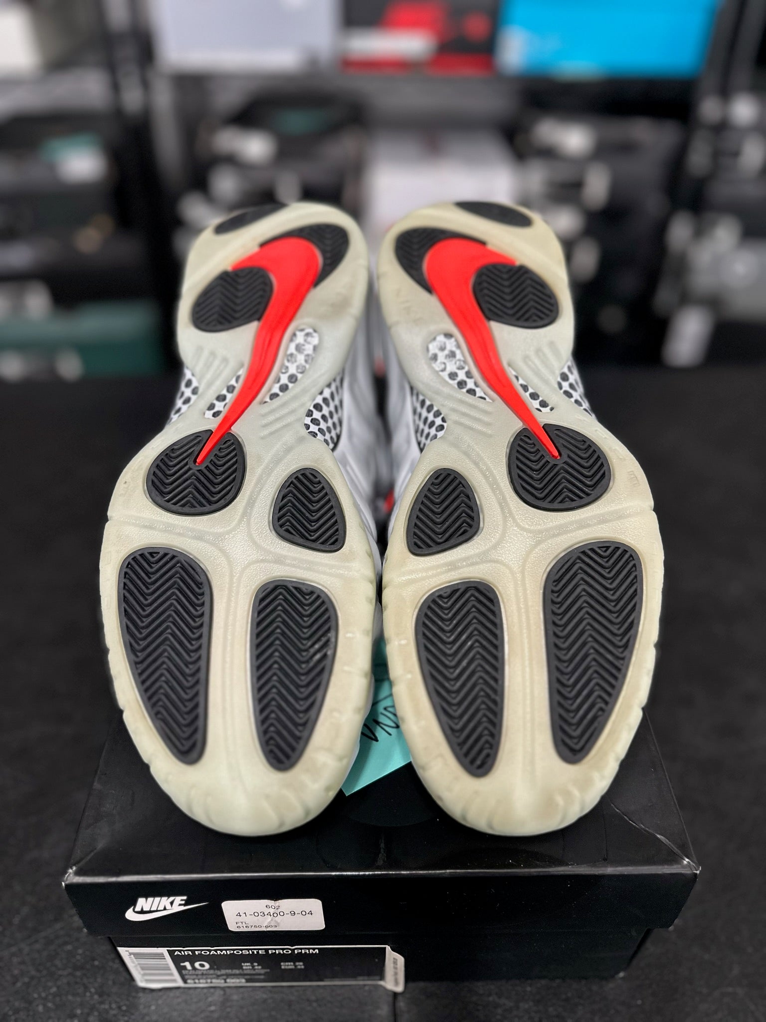 Size 10 - Foamposite Pro Pure Platinum